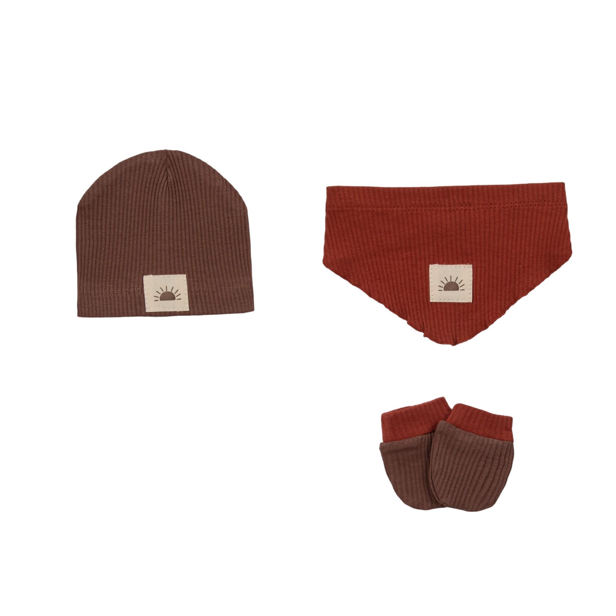 Verdun Güneş Temalı Erkek Bebek Hastane Çıkışı Beşli Set