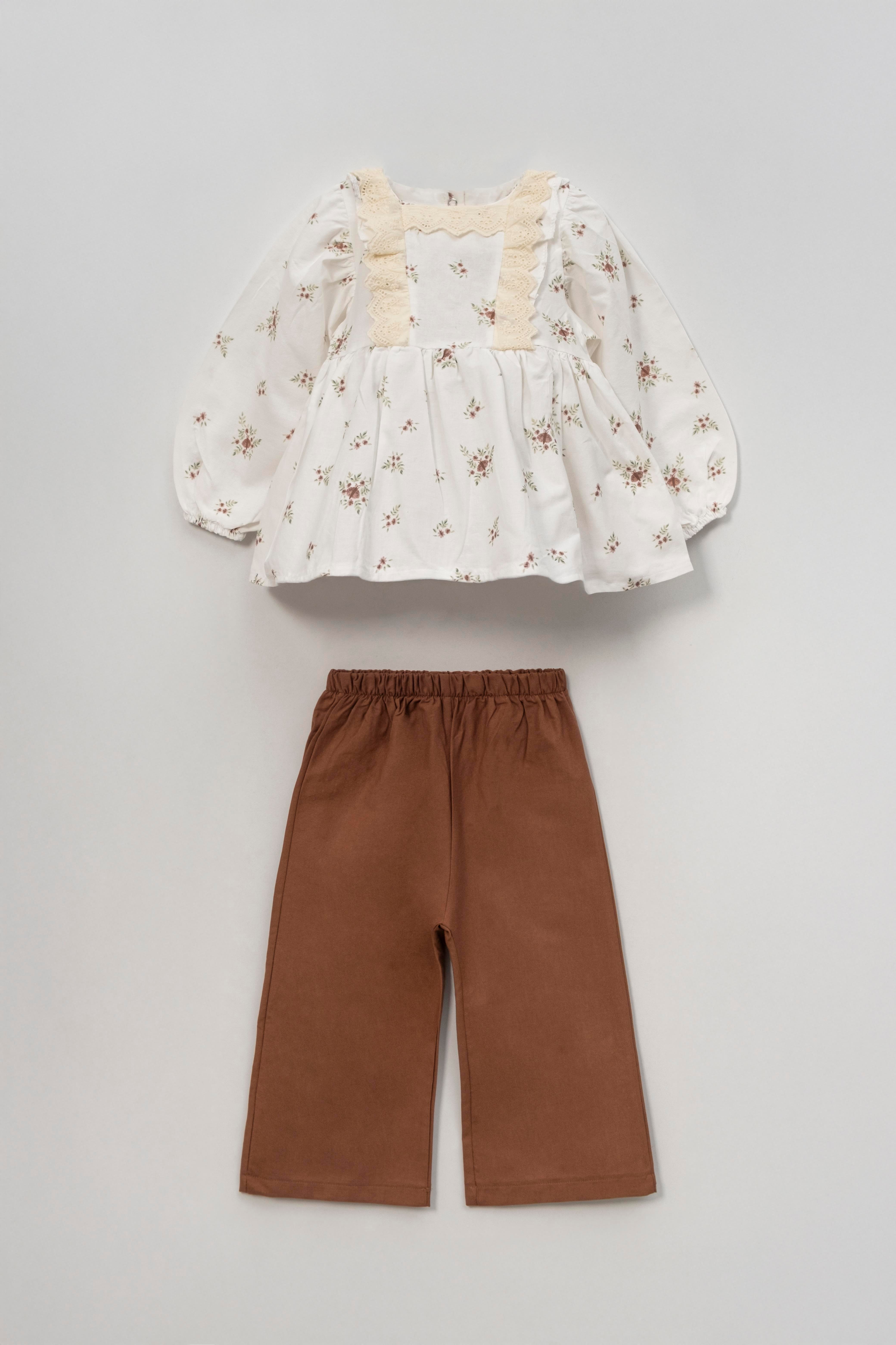 VOVİDO ÇİÇEK DESENLİ İKİLİ TAKIM 2-6 Y