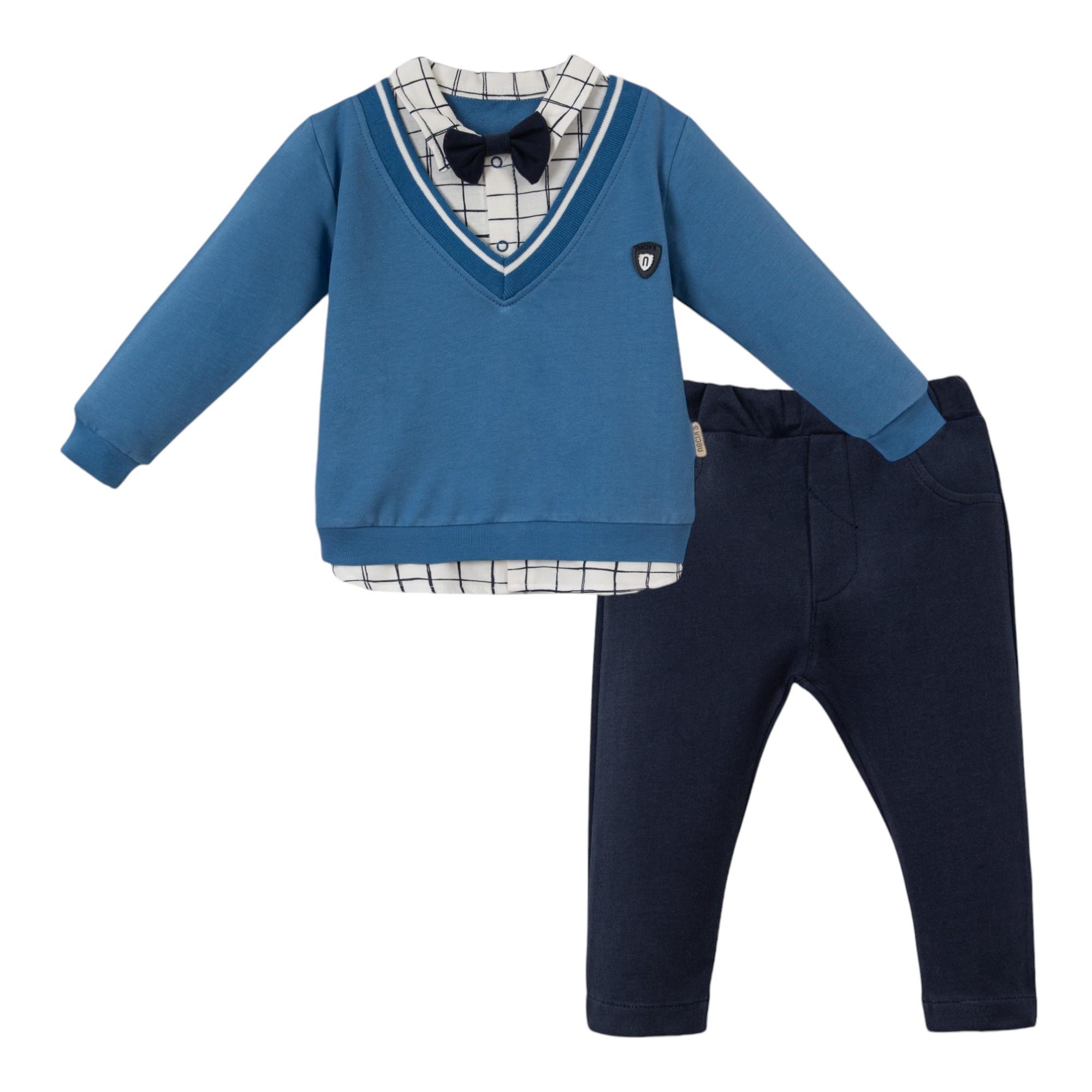 Yalova Süveterli Erkek Bebek İkili Takım