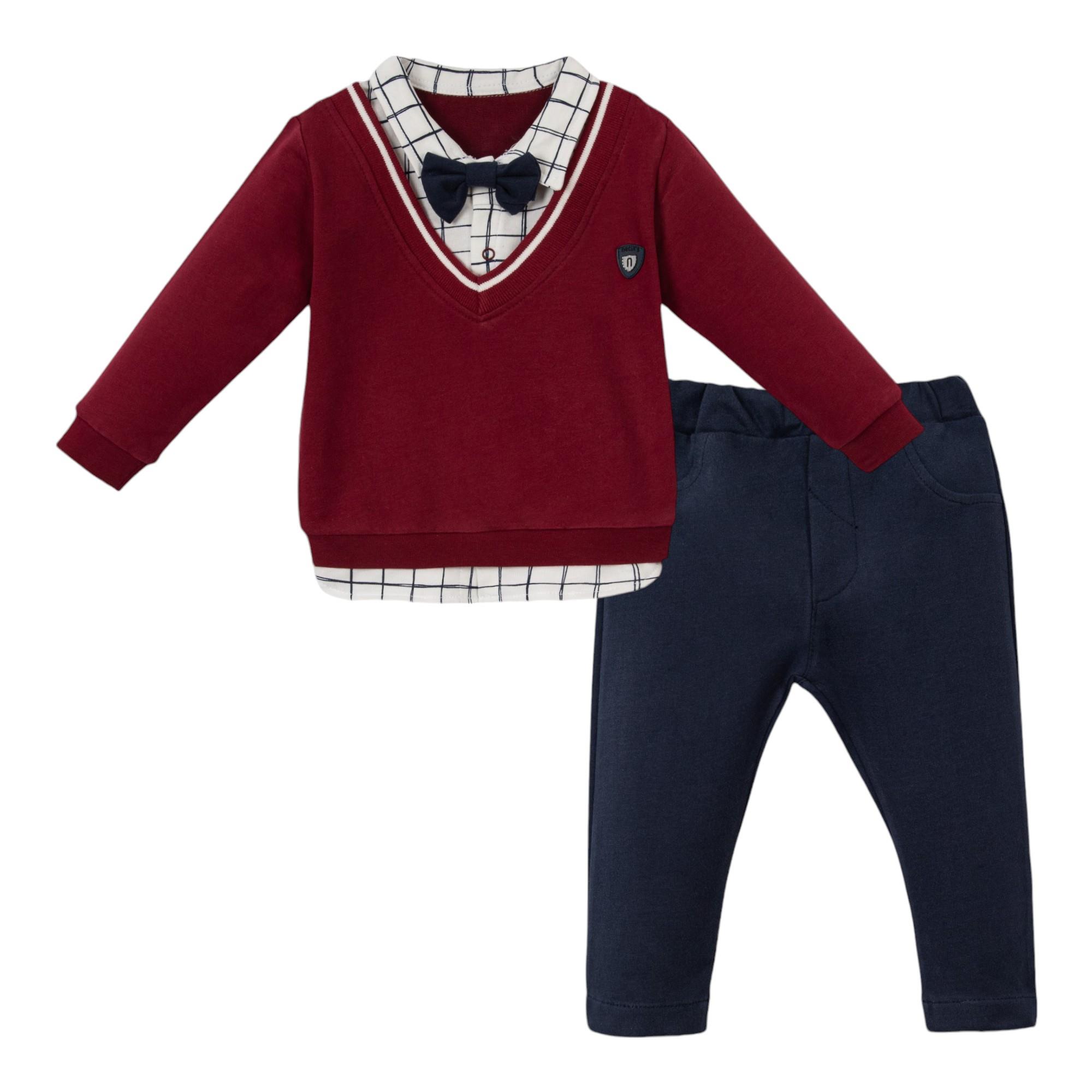 Yalova Süveterli Erkek Bebek İkili Takım