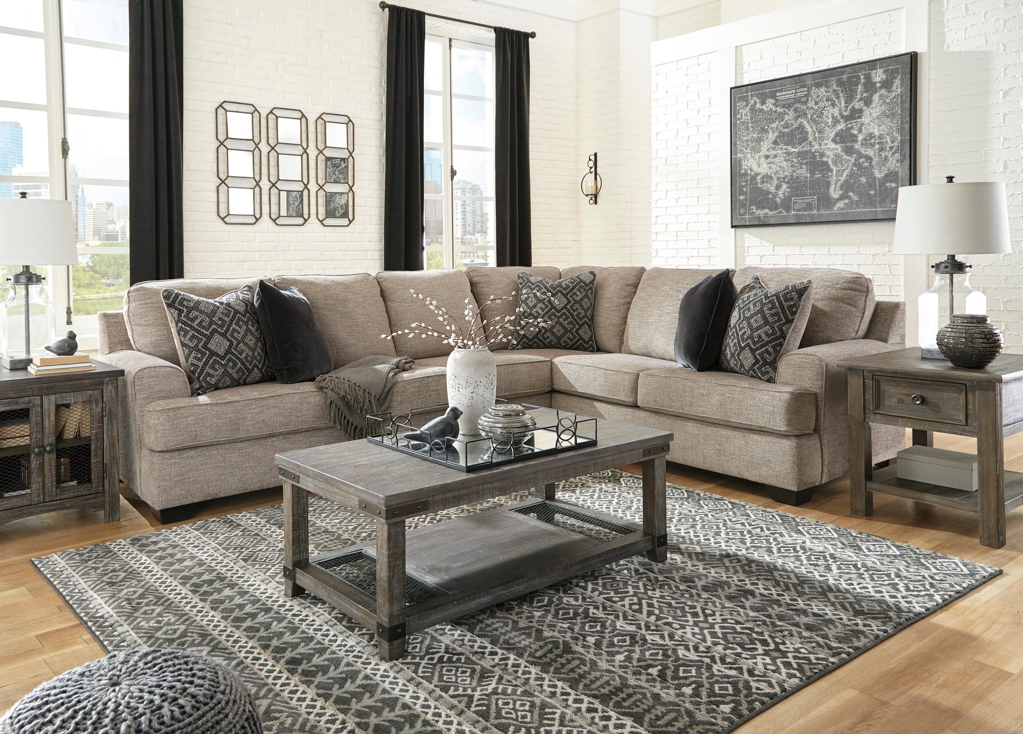 Bovarian Köşe Koltuk Takımı (3 Modül)