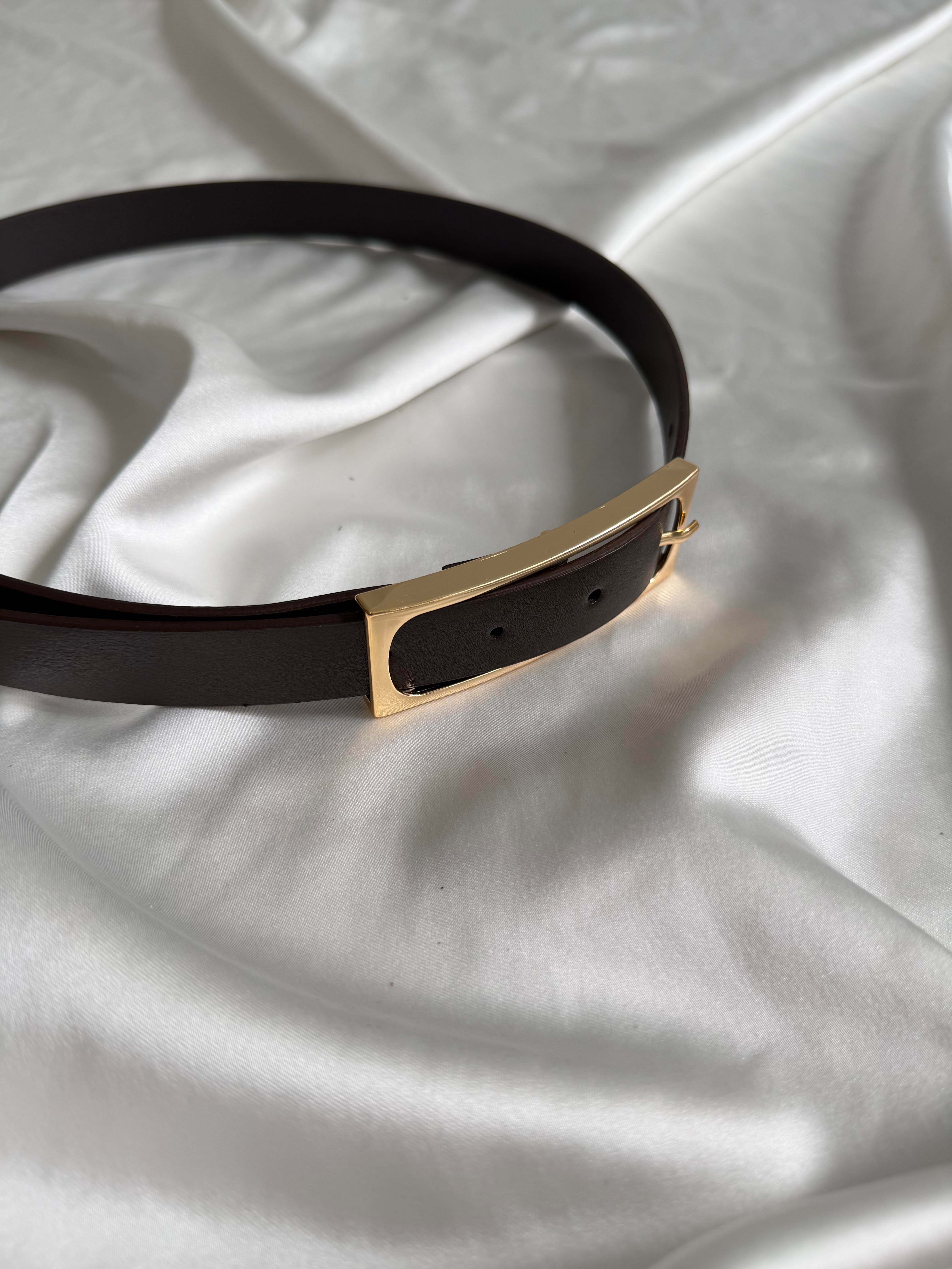 Basic Kadın Pantolon Kemeri,Ceket Kemeri,Elbise Kemeri Acı Kahve