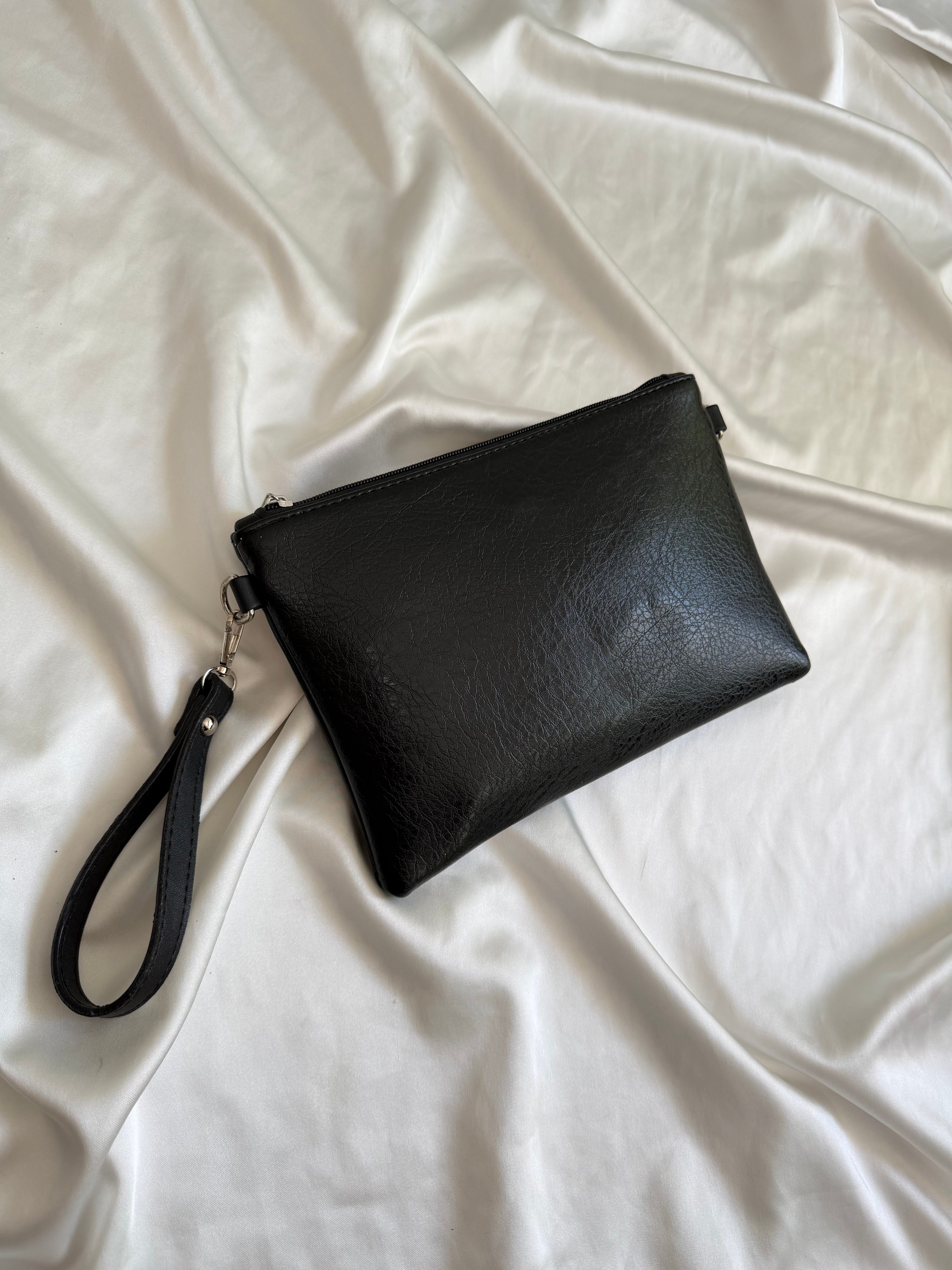 Basic Model Clutch Çanta , Portföy Çanta , El Çantası  Siyah