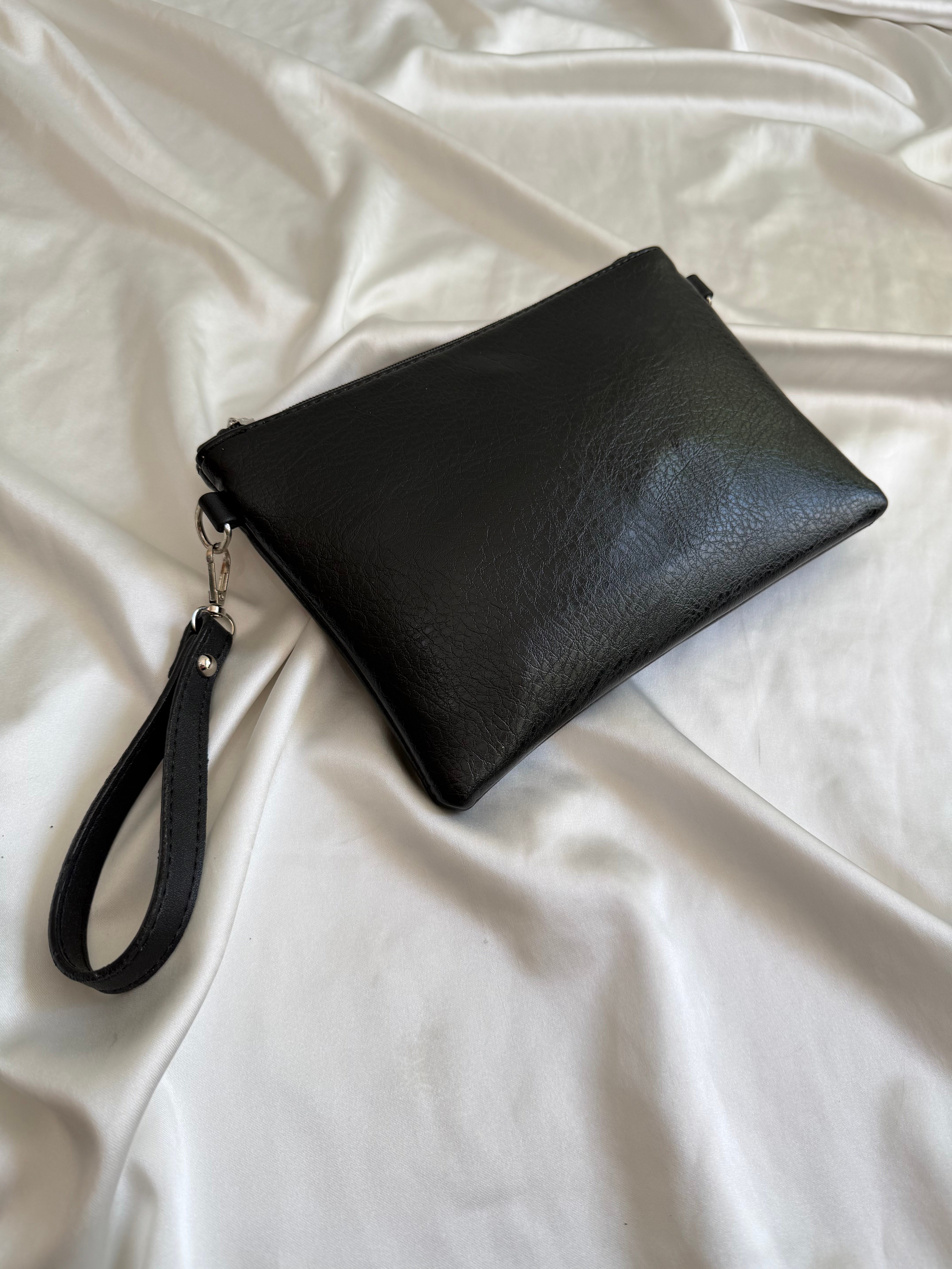 Basic Model Clutch Çanta , Portföy Çanta , El Çantası  Siyah