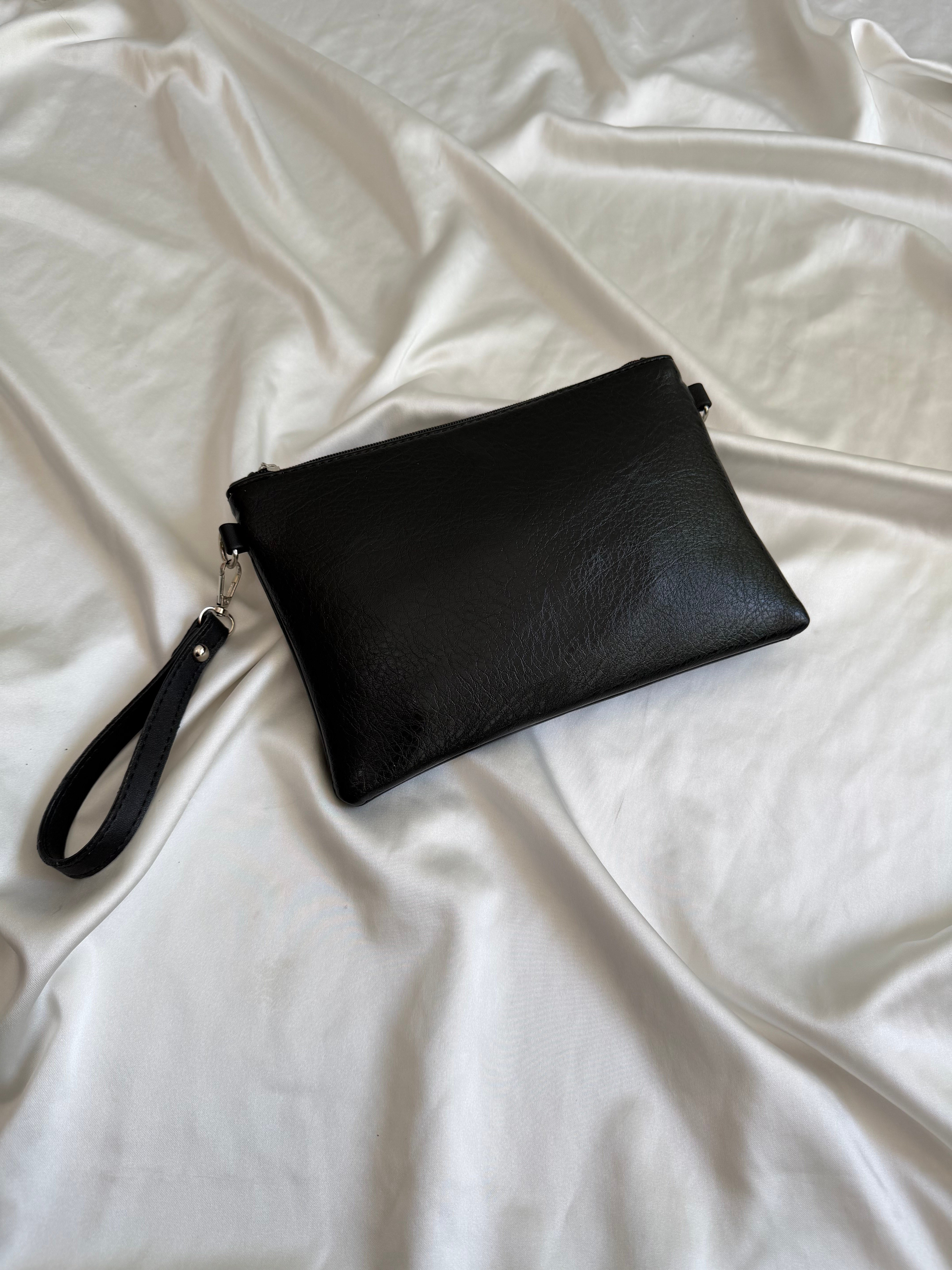 Basic Model Clutch Çanta , Portföy Çanta , El Çantası  Siyah