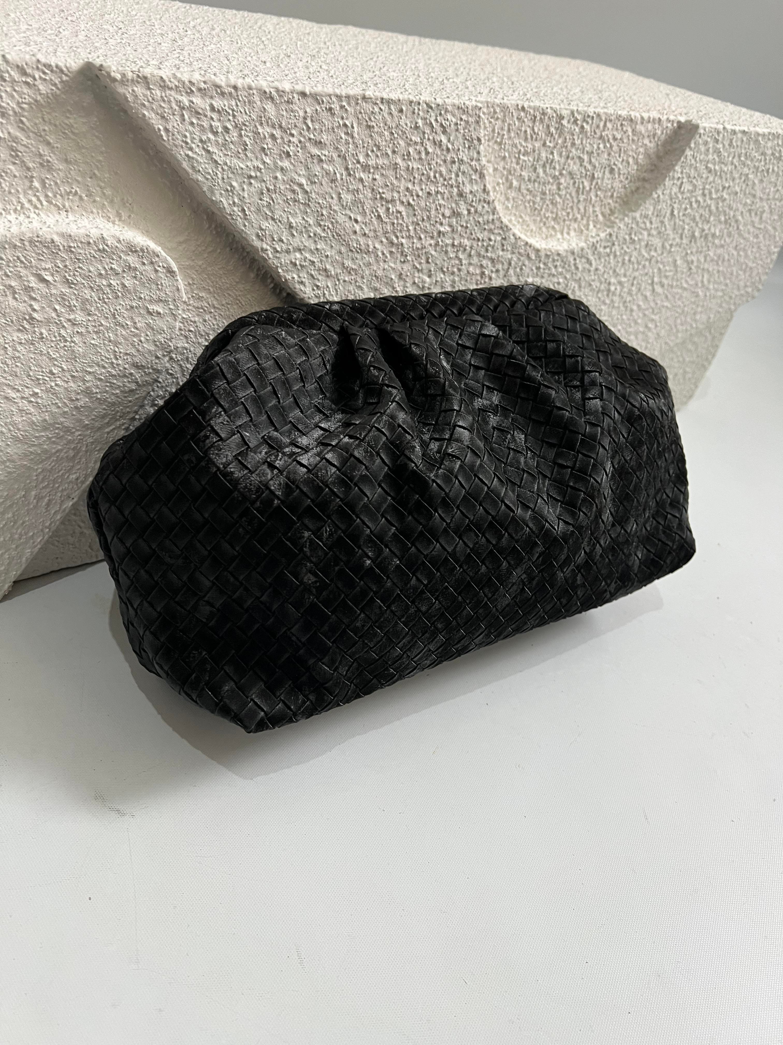 Block Model El Ve Kadın Omuz Çantası Siyah