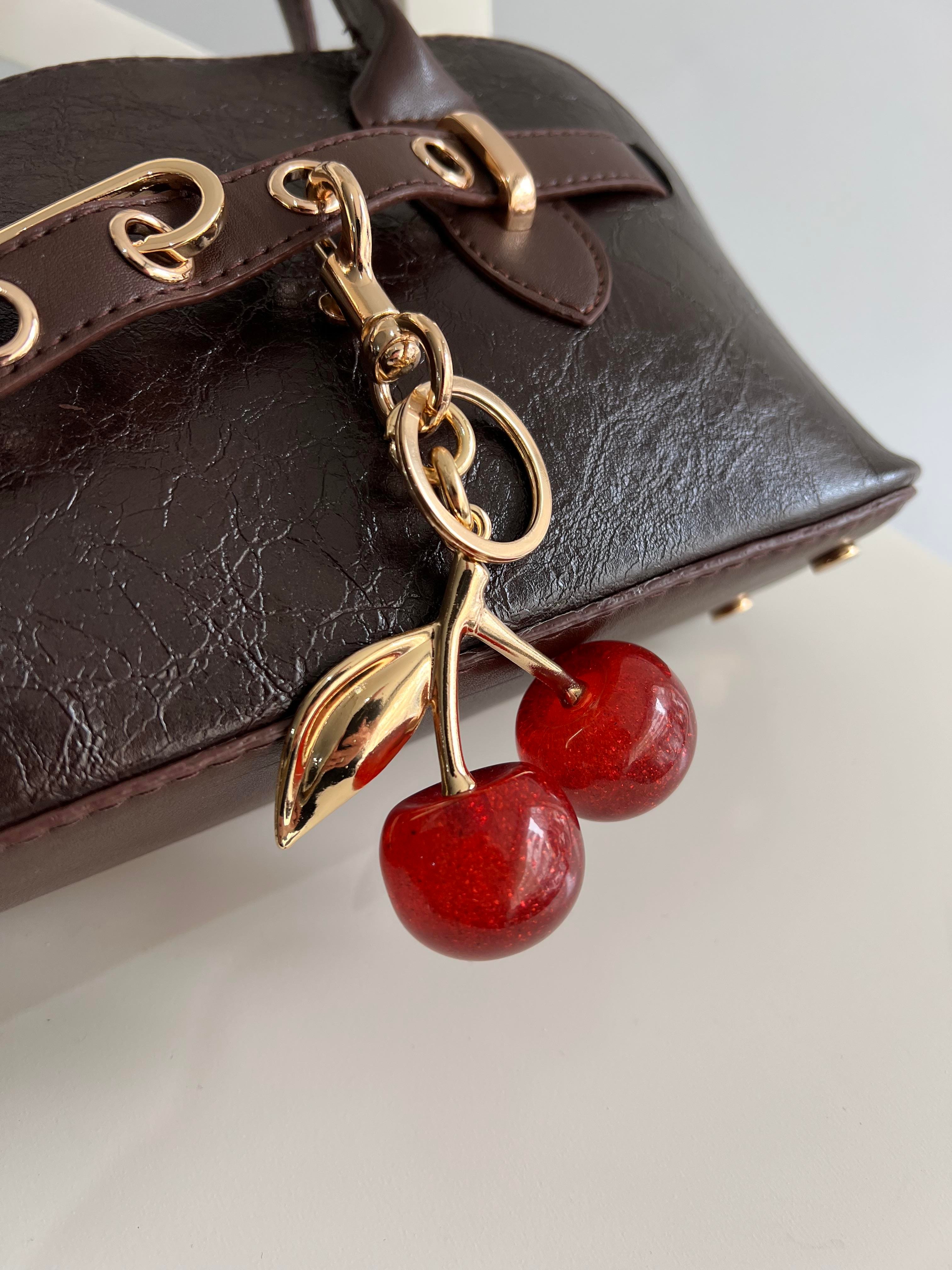 Çanta Aksesuarı Charm Light Kiraz Figürlü