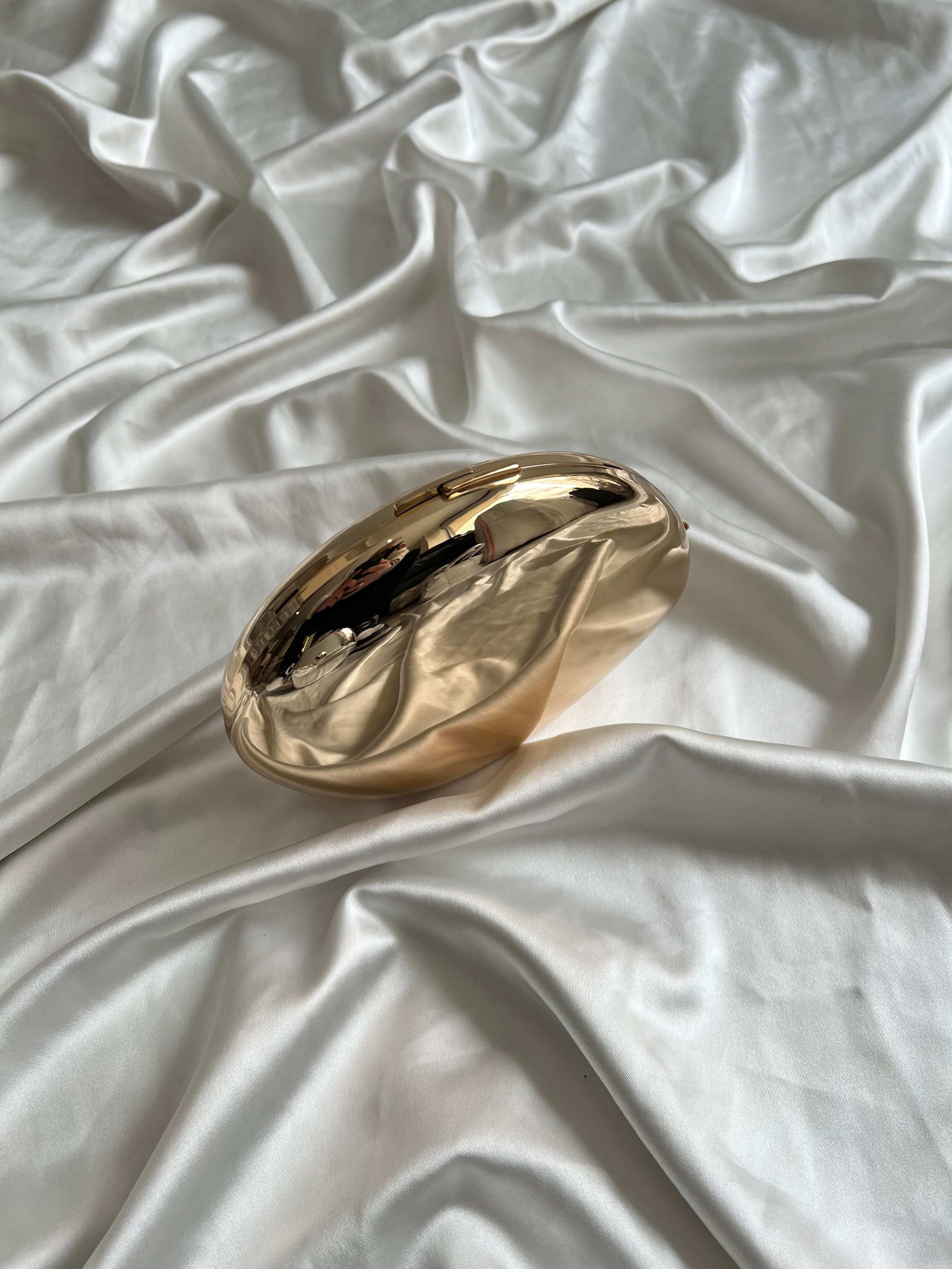 Damla Model Düğün Nişan Abiye Çanta Gold