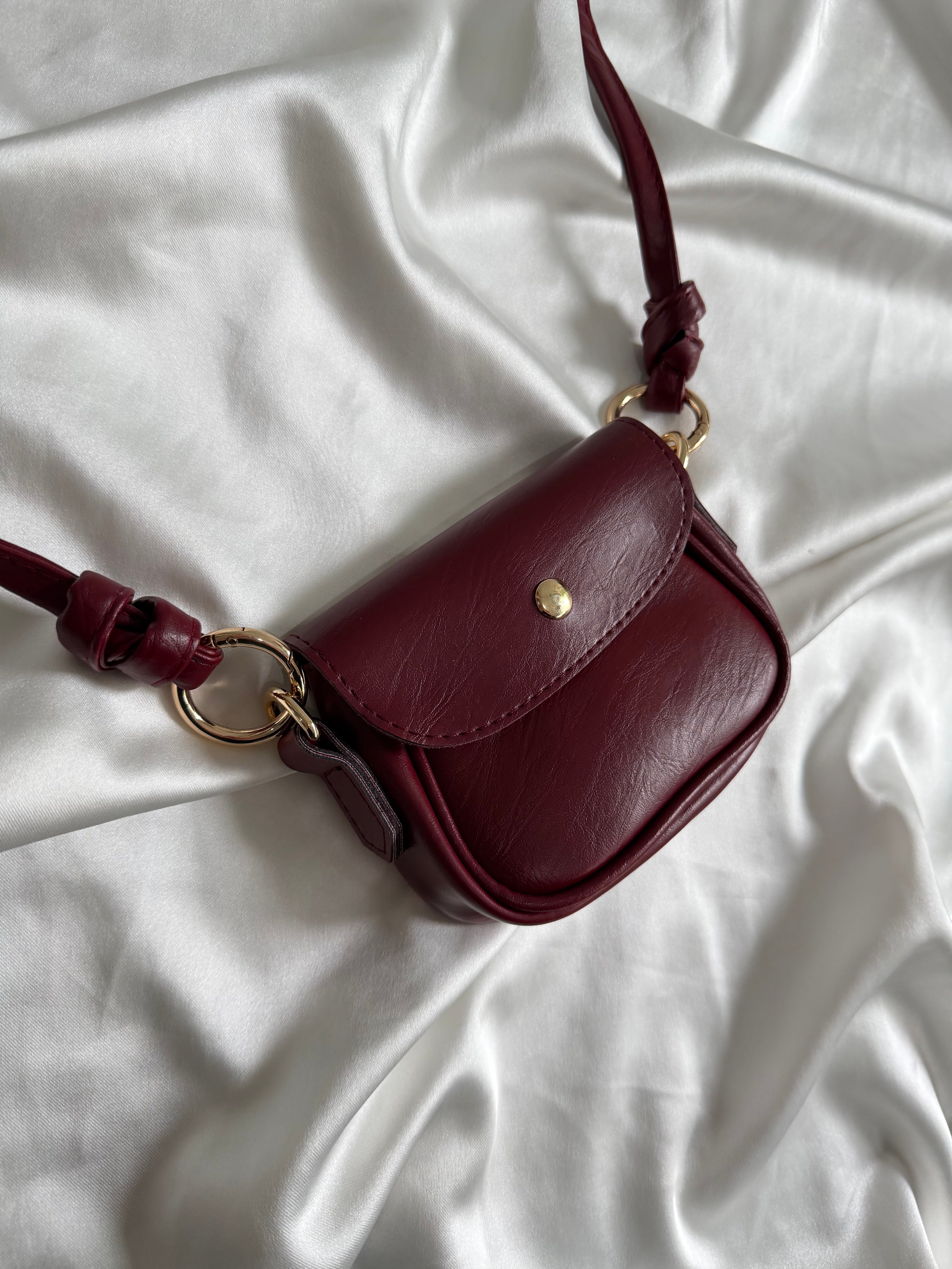 Martina Model El Ve Kadın Omuz Çantası Mini Çanta Bordo