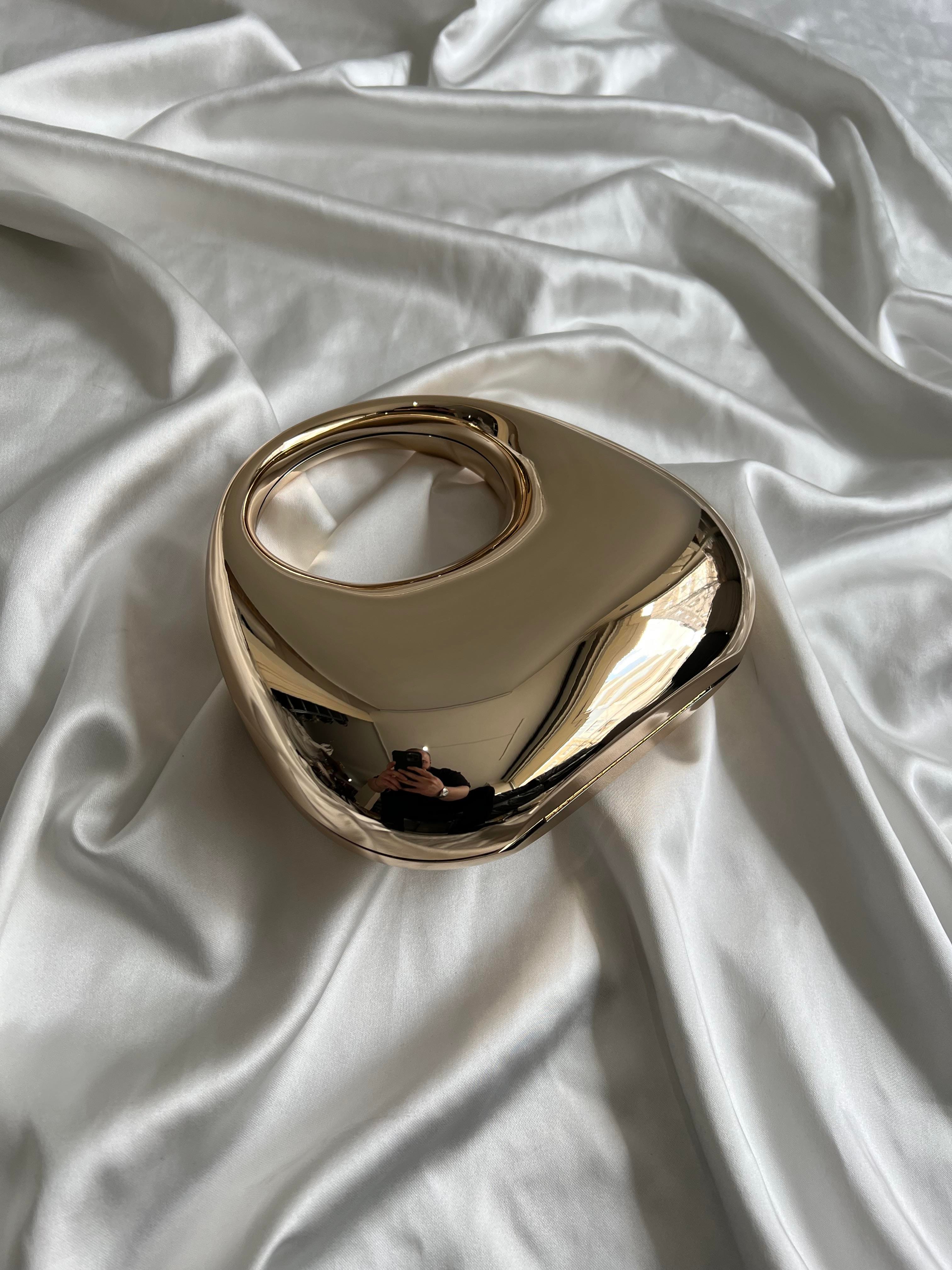 Mirror Model El Ve Kadın Omuz Çantası Gold