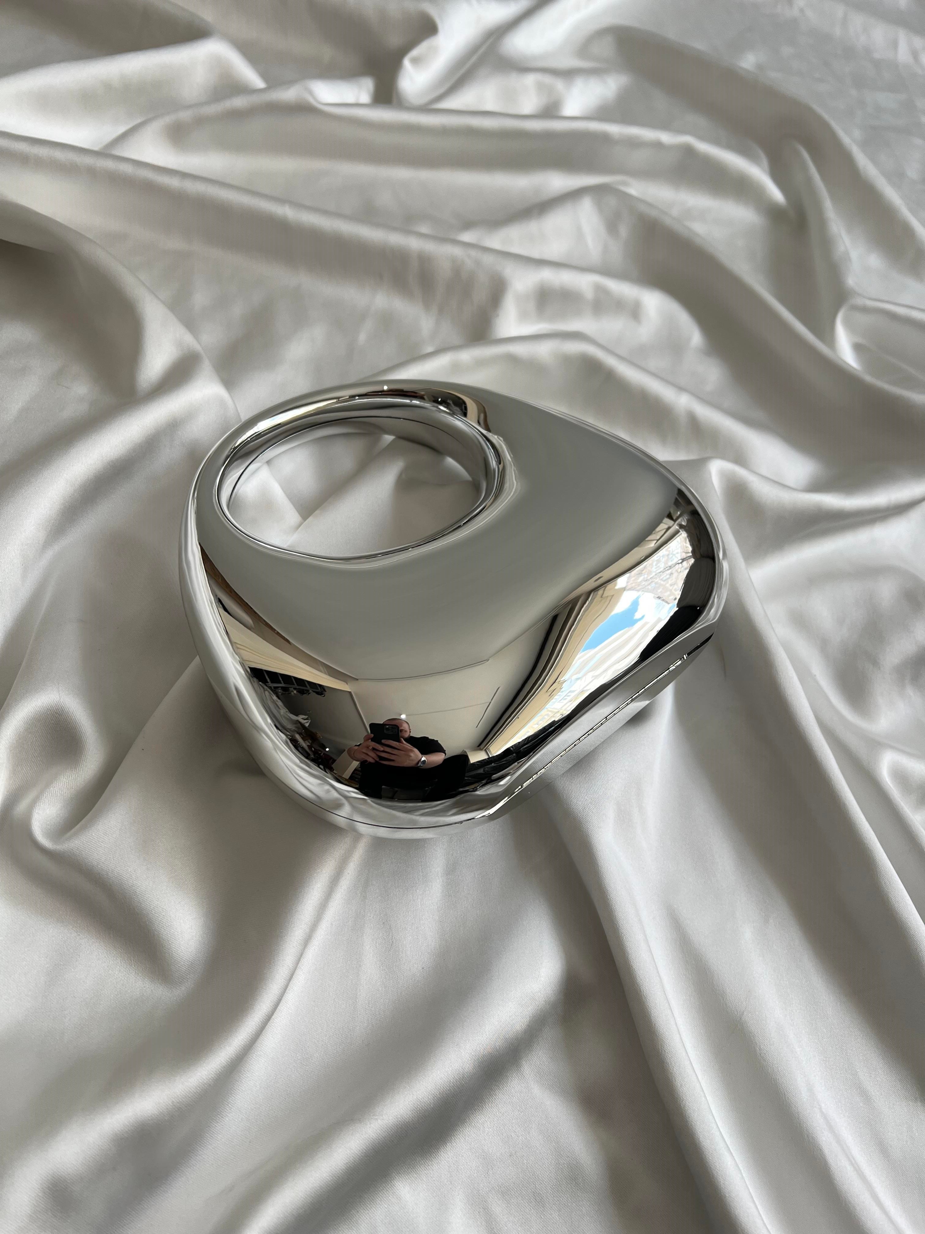 Mirror Model El Ve Kadın Omuz Çantası Gümüş
