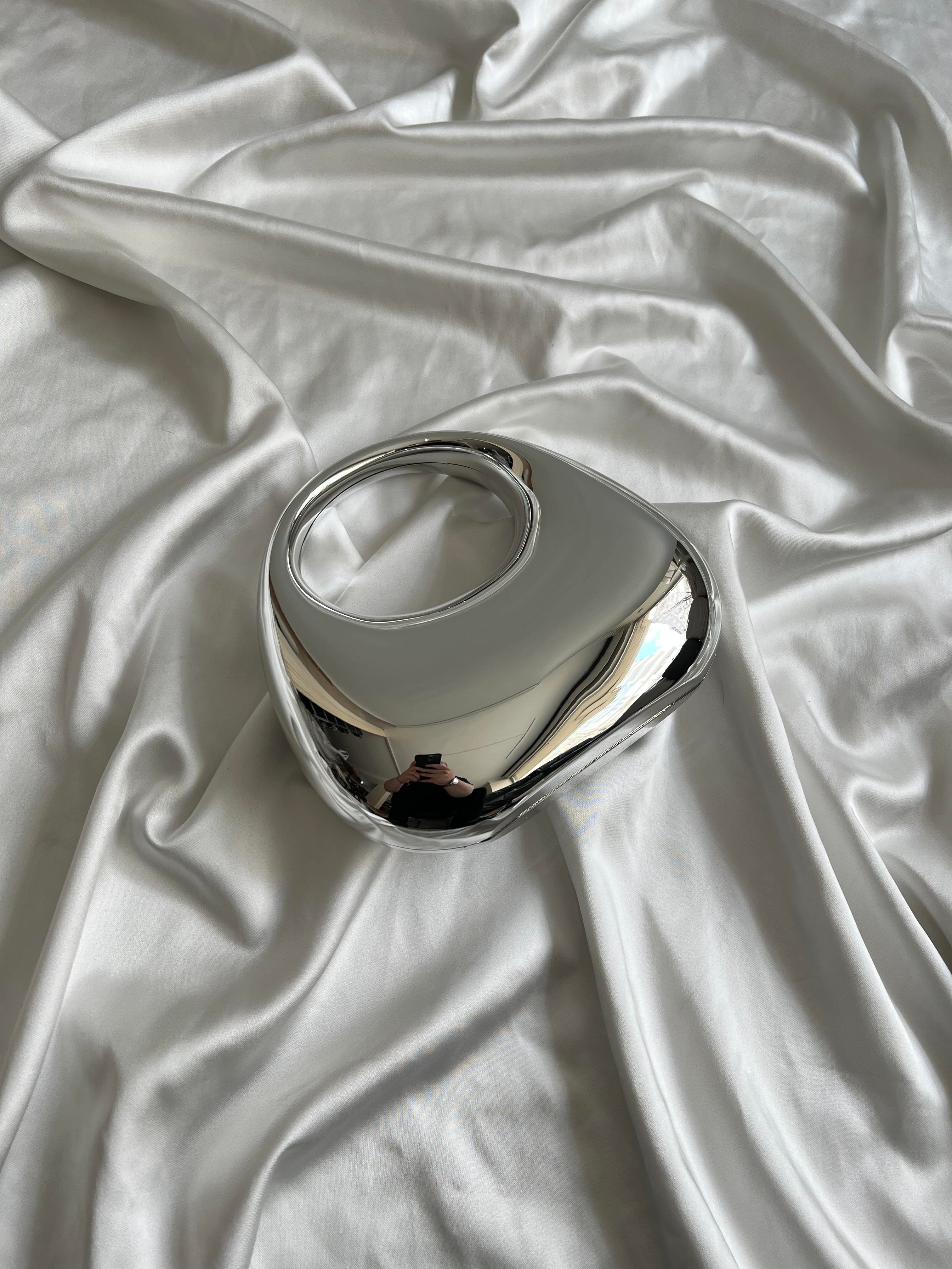 Mirror Model El Ve Kadın Omuz Çantası Gümüş