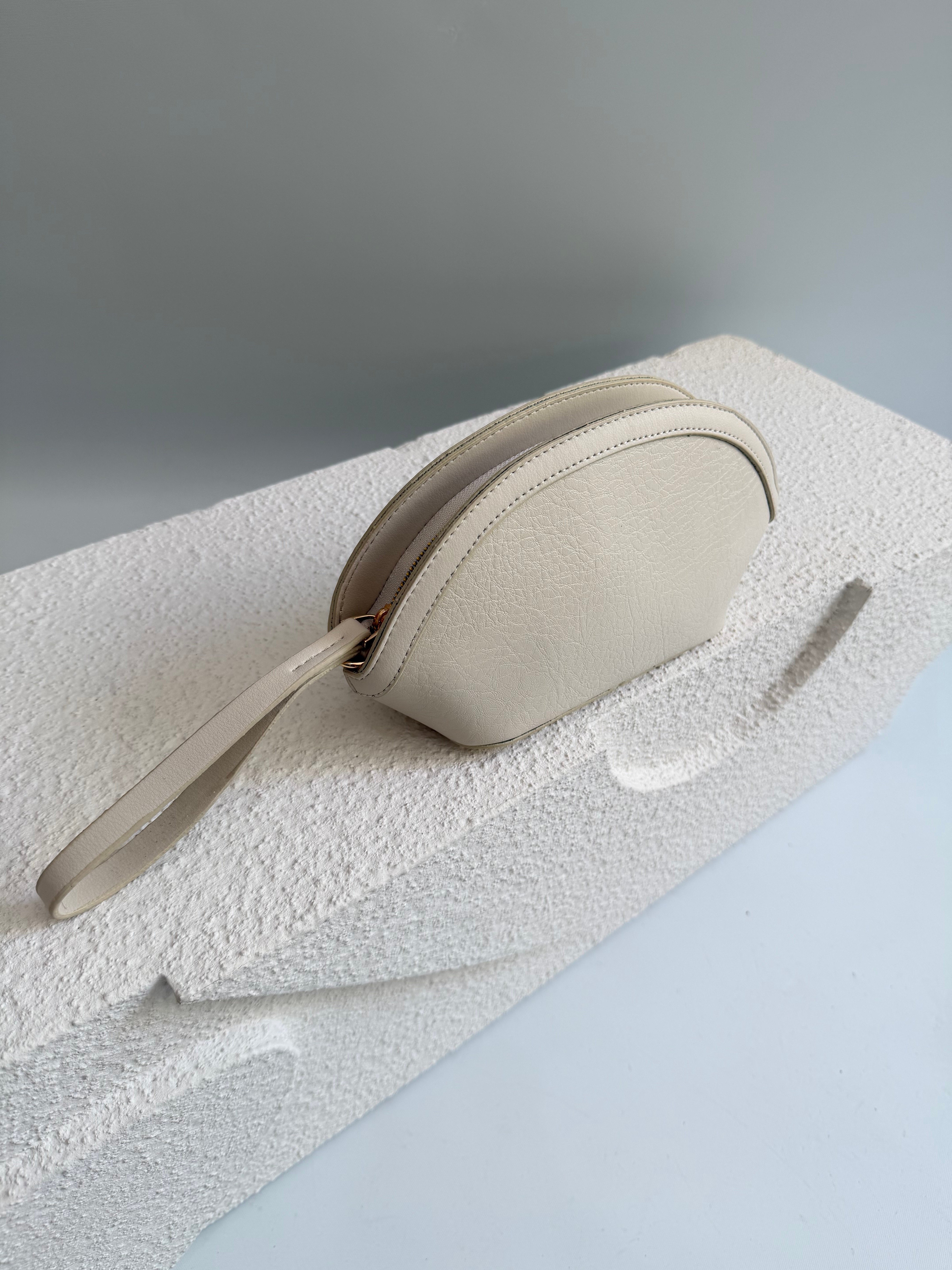 North Model Clutch Çanta , Portföy Çanta , El Çantası Krem