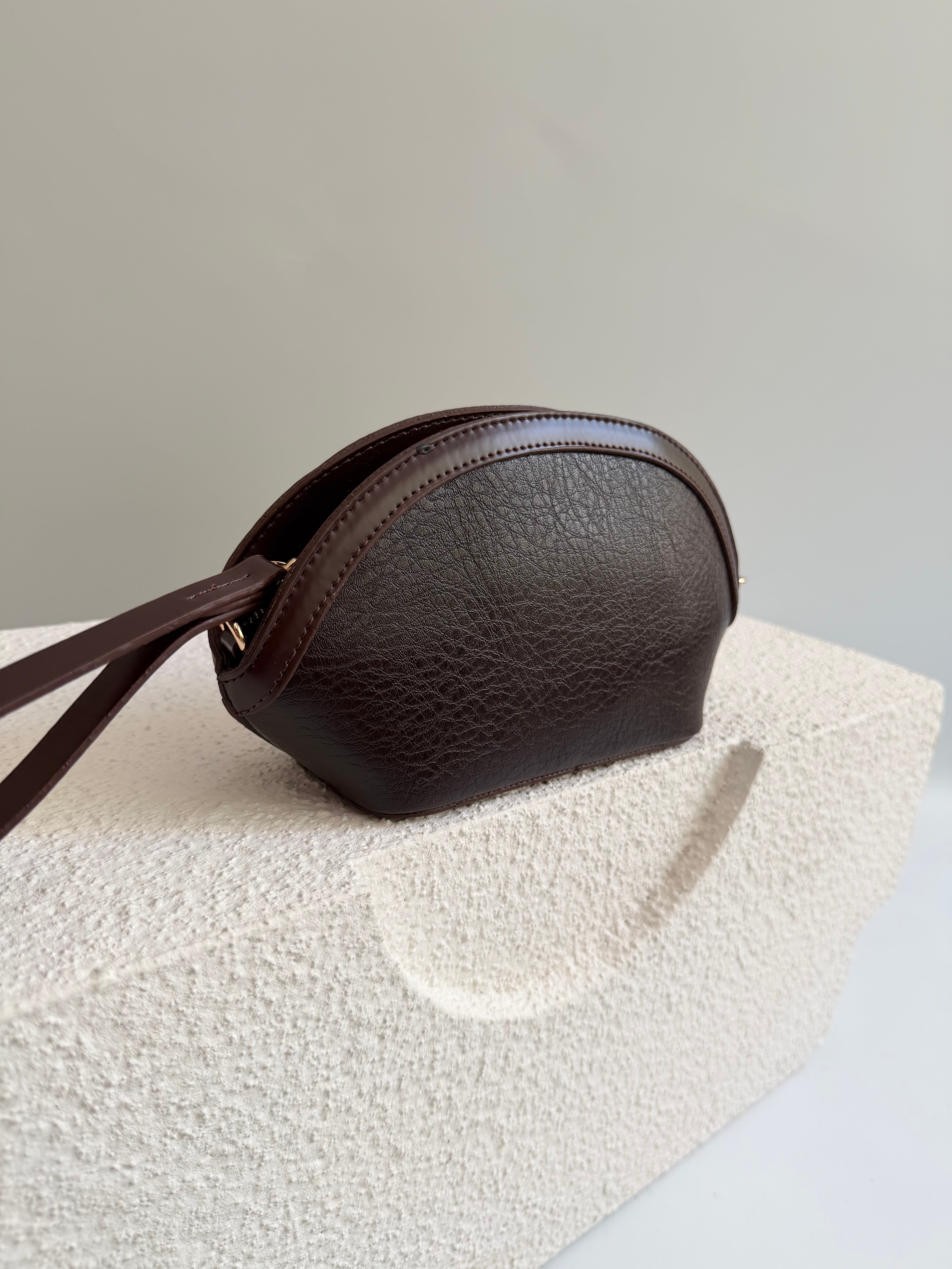 North Model Clutch Çanta , Portföy Çanta , El Çantası Acı Kahve