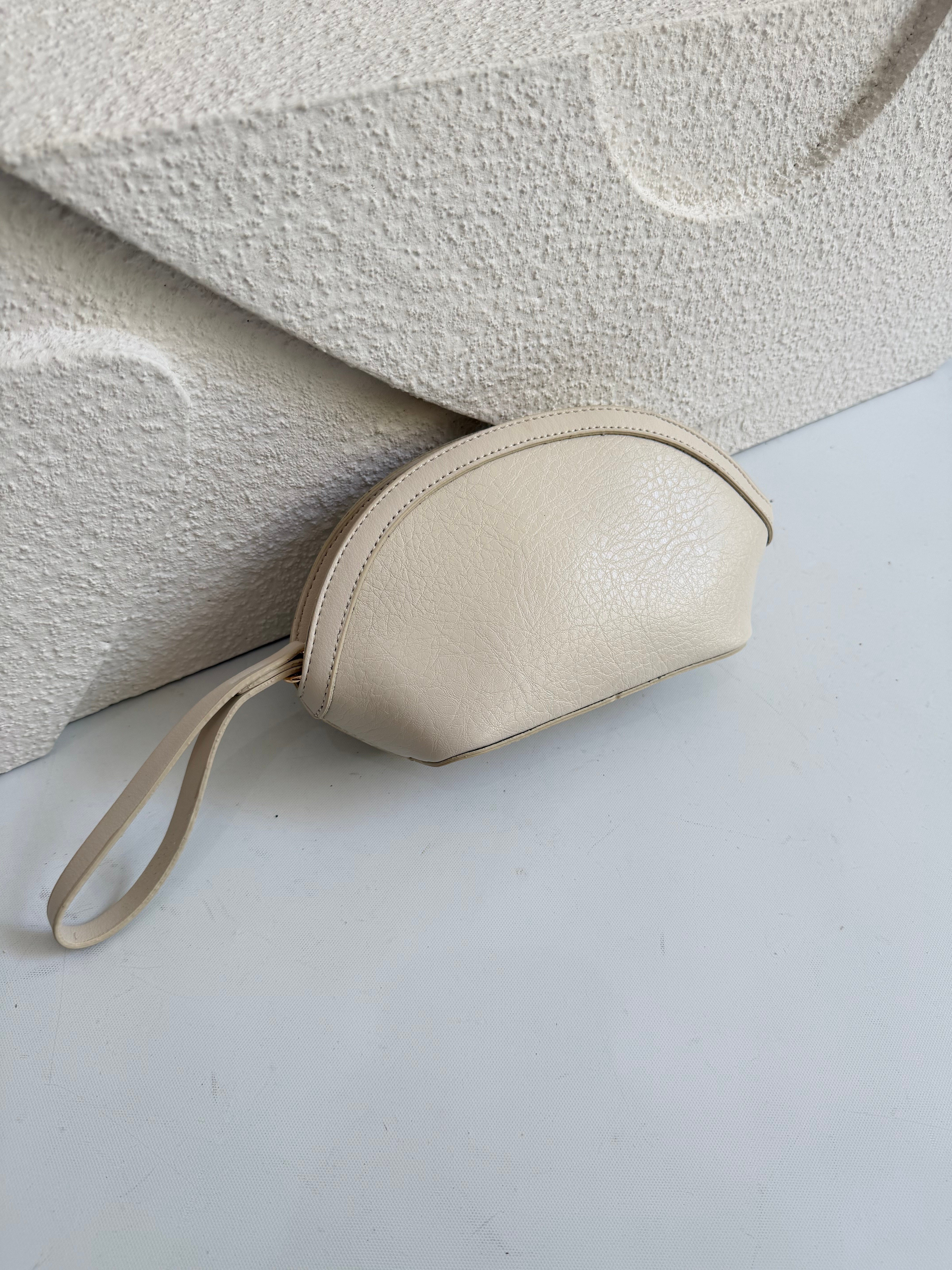 North Model Clutch Çanta , Portföy Çanta , El Çantası Krem