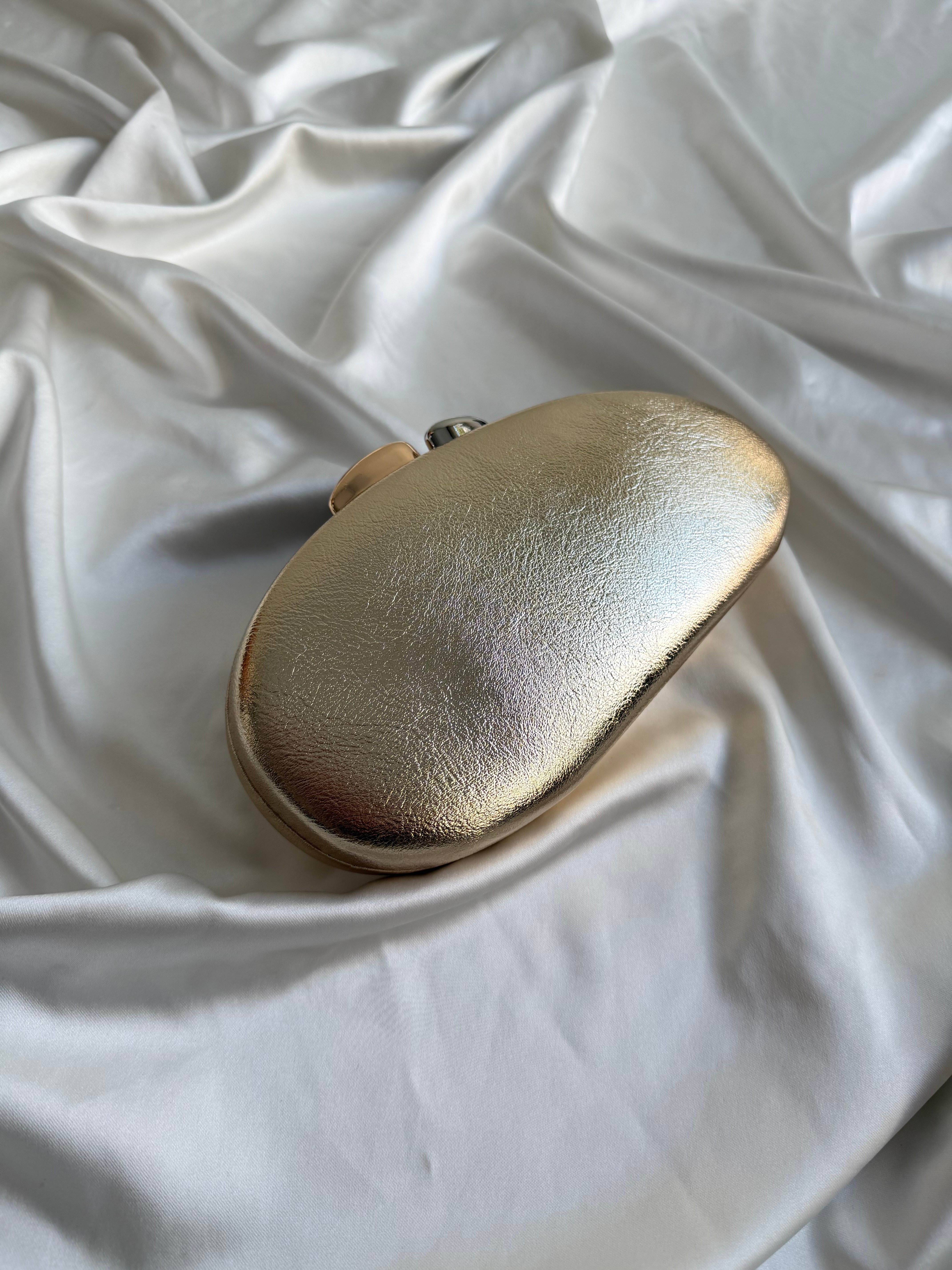 Odessa Abiye Çanta , Düğün Çantası , Nişan Çantası Gold