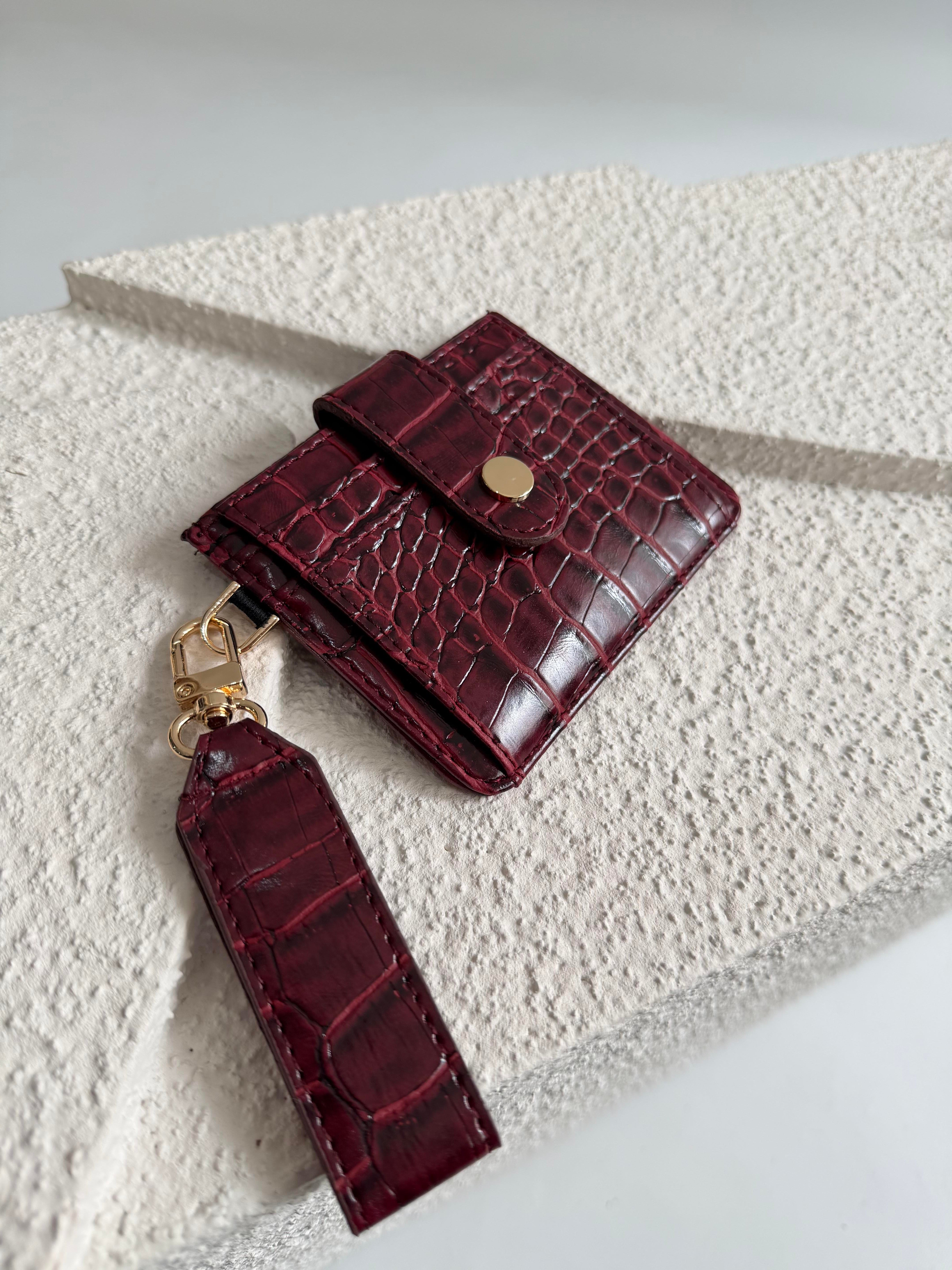 Wallet Model Cüzdan 5 Bordo
