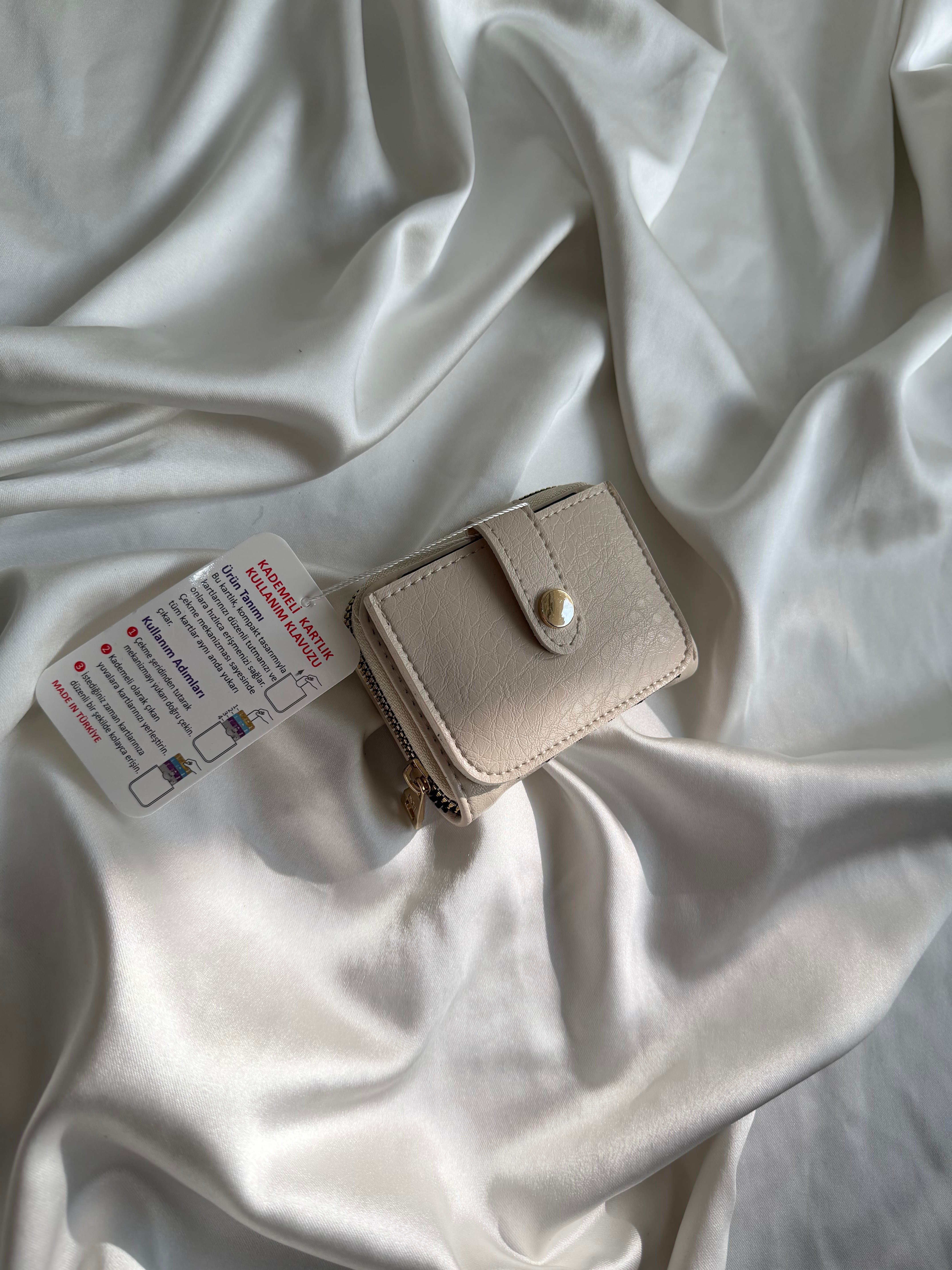 Wallet Model Cüzdan 6 Krem