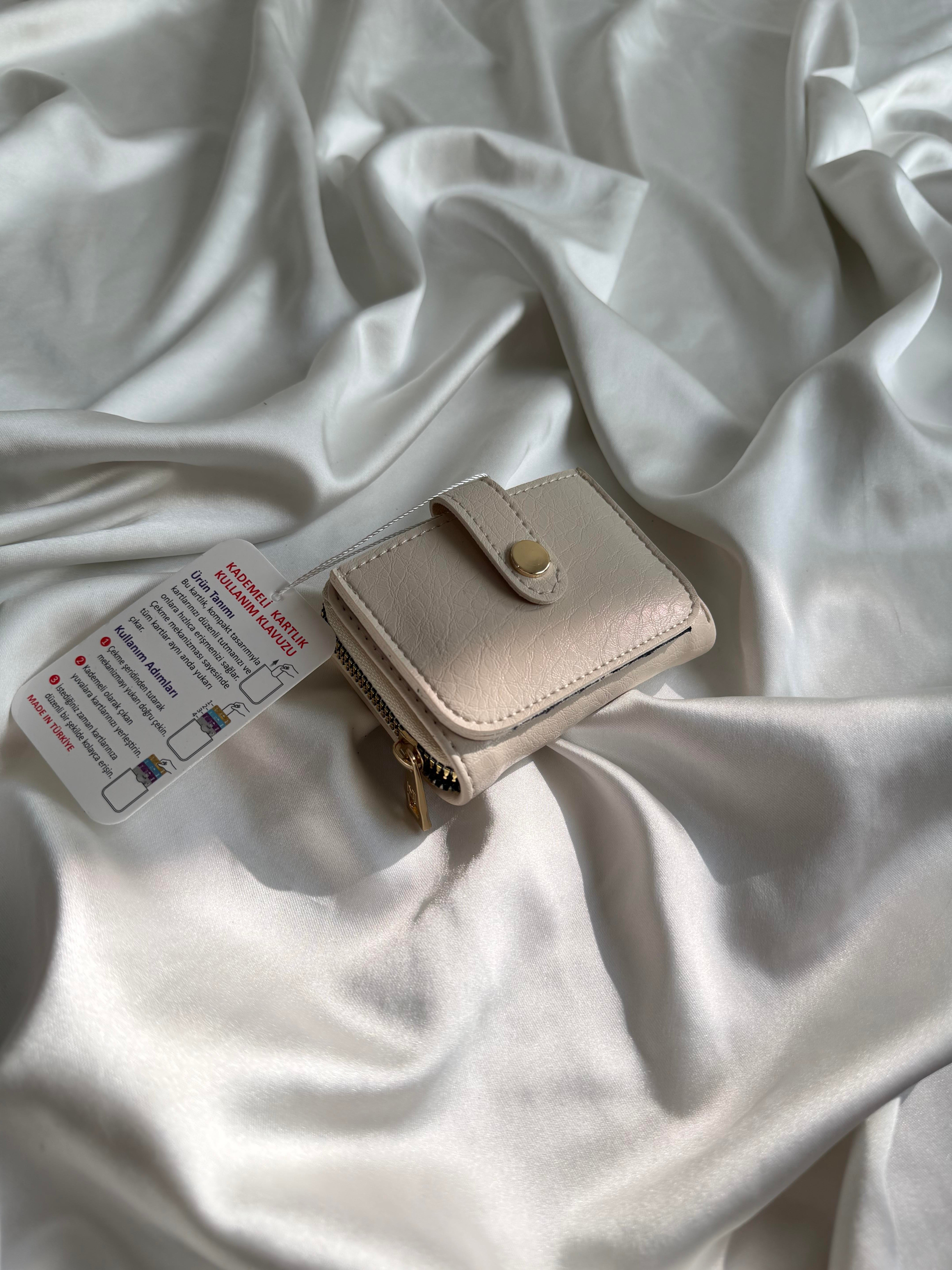Wallet Model Cüzdan 6 Krem