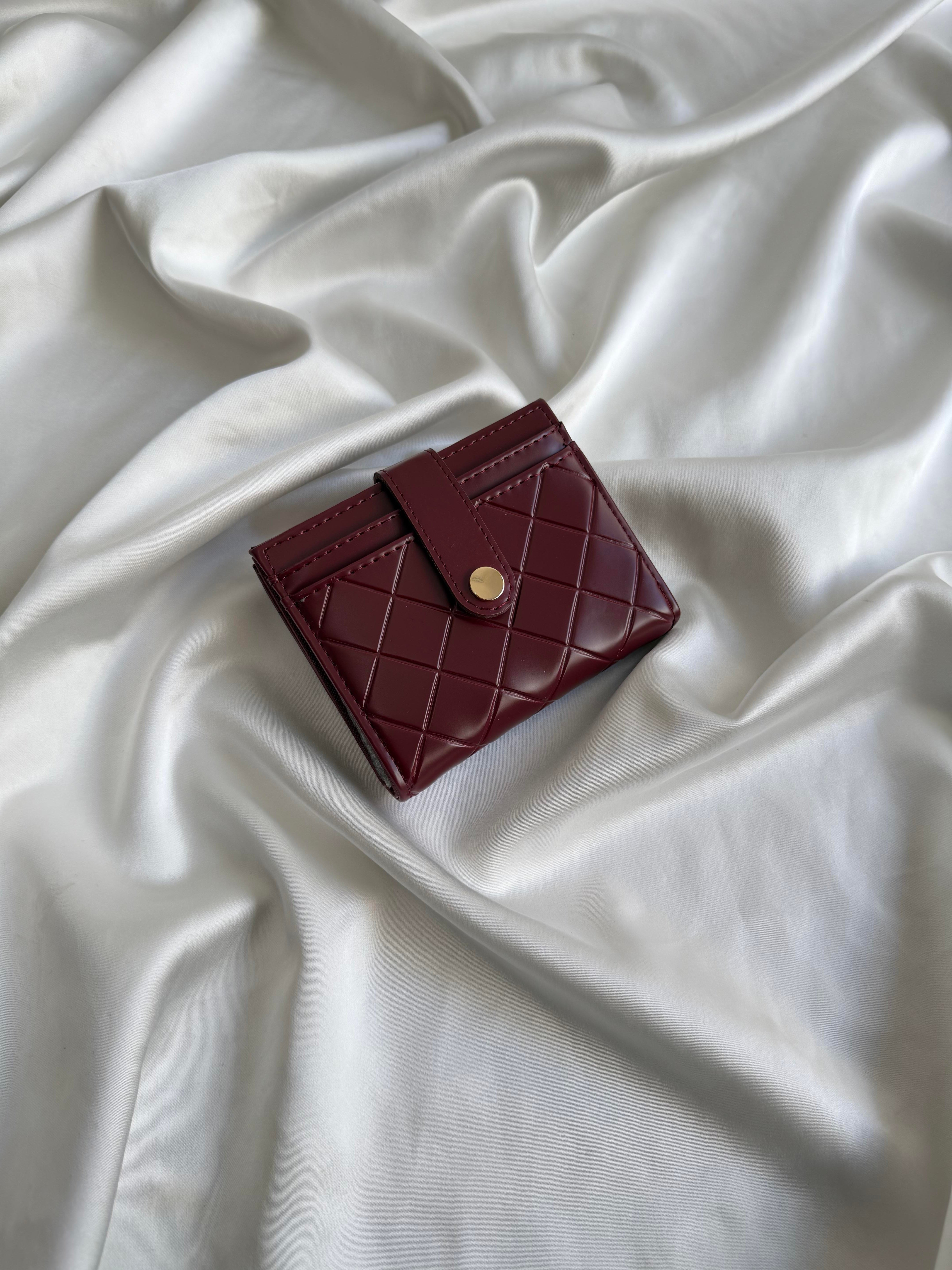 Wallet Model Cüzdan 8 Bordo