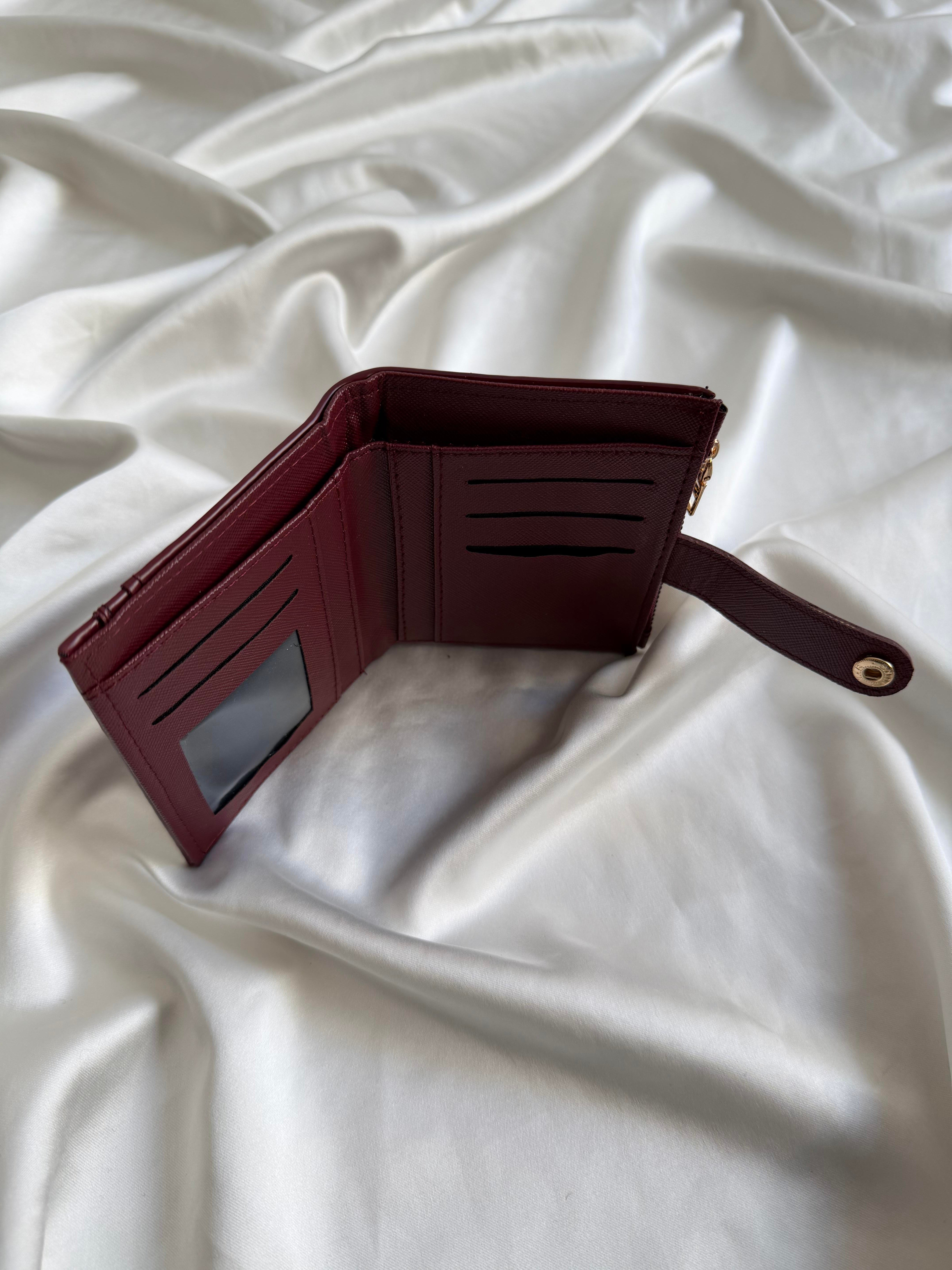 Wallet Model Cüzdan 8 Bordo