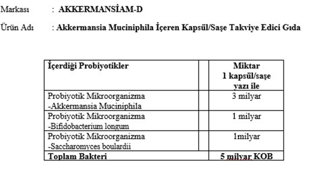 Akkermansiam-D (30 Saşe)