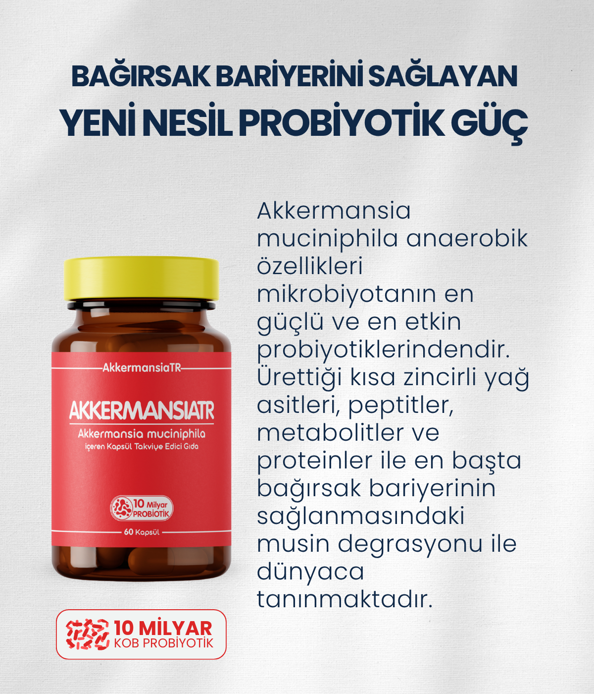 AkkermansiaTR (60 Kapsül)