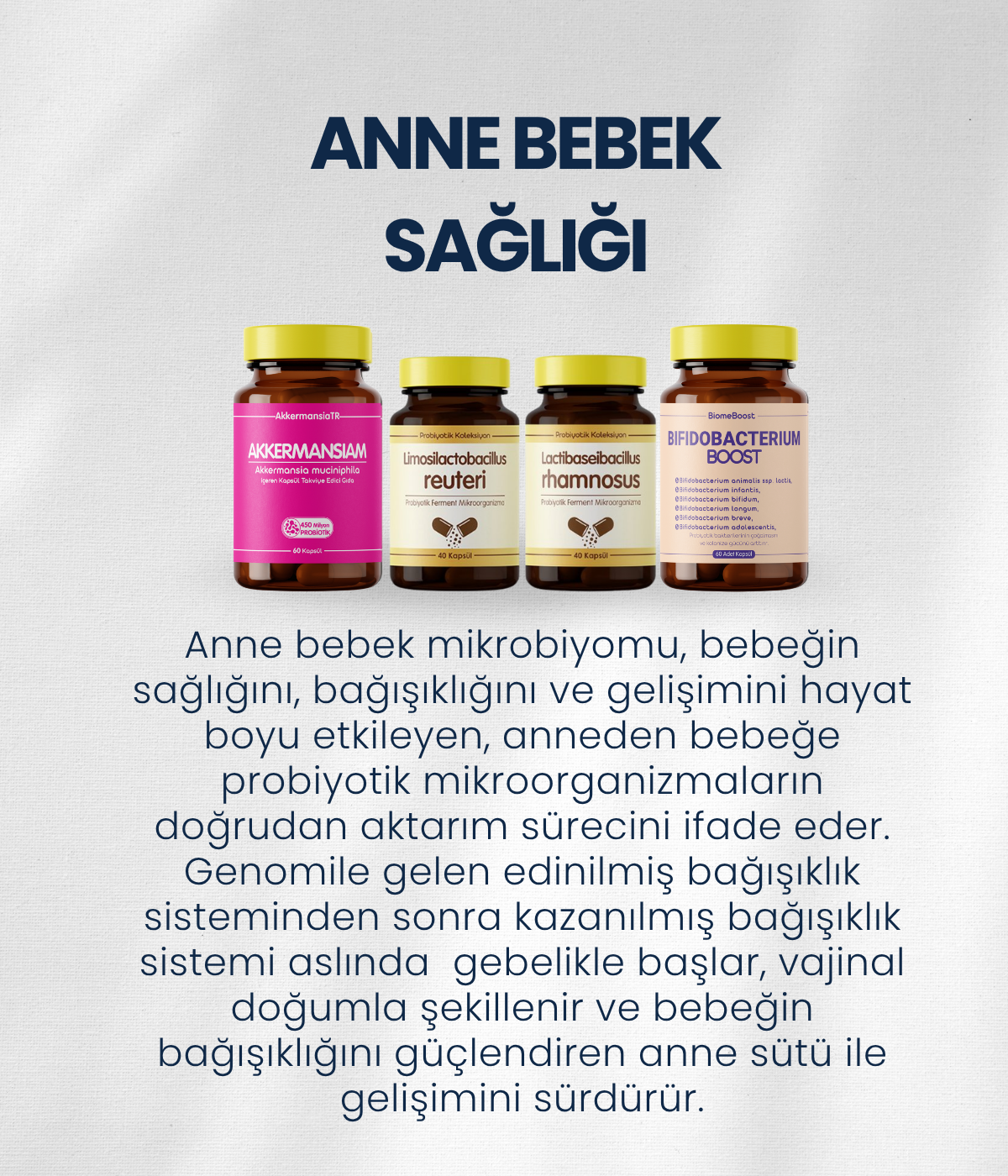 Anne/Bebek Sağlığı Probiyotik Seti