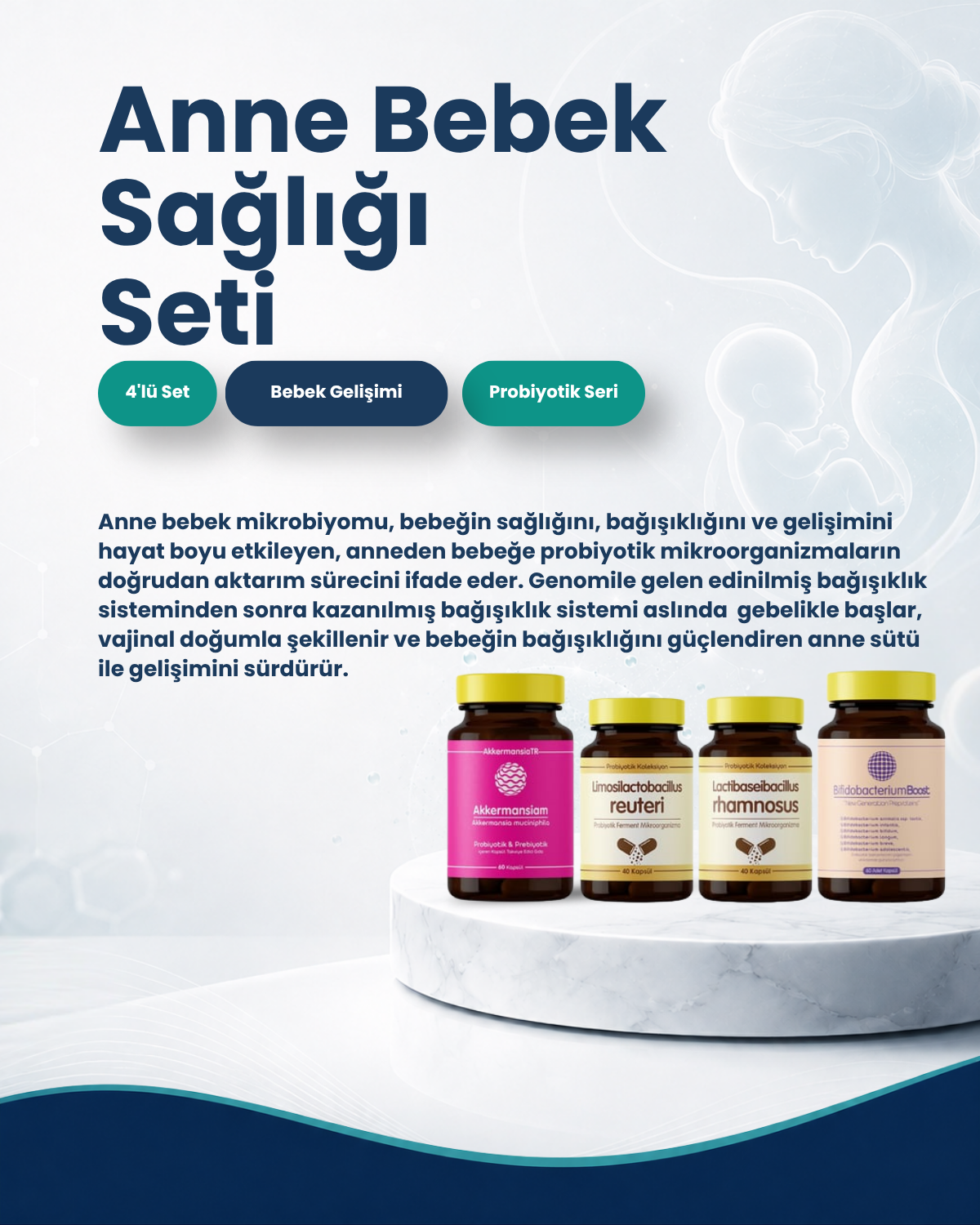 Anne/Bebek Sağlığı Probiyotik Seti