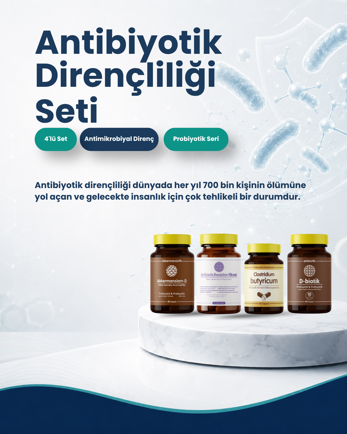 Antibiyotik Dirençliği Probiyotik Seti