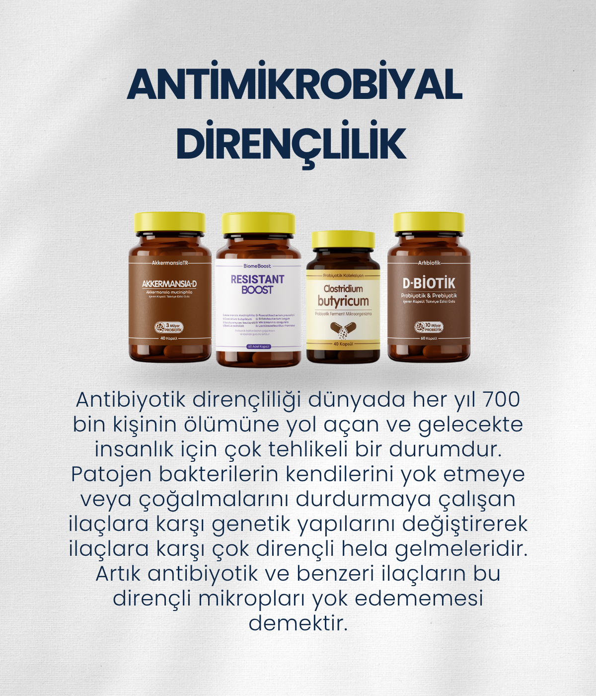 Antibiyotik Dirençliği Probiyotik Seti