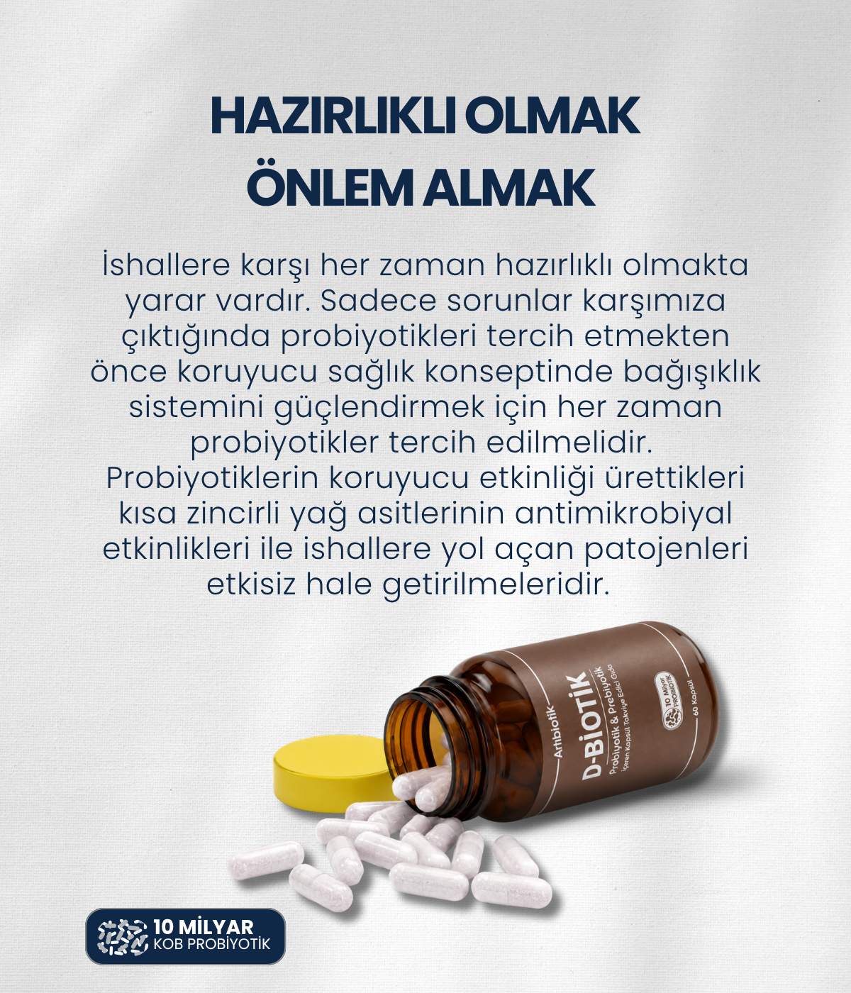 Artıbiotik D-biotik(60 Kapsül)