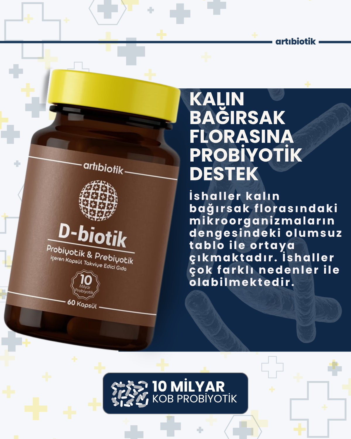 Artıbiotik D-biotik(60 Kapsül)