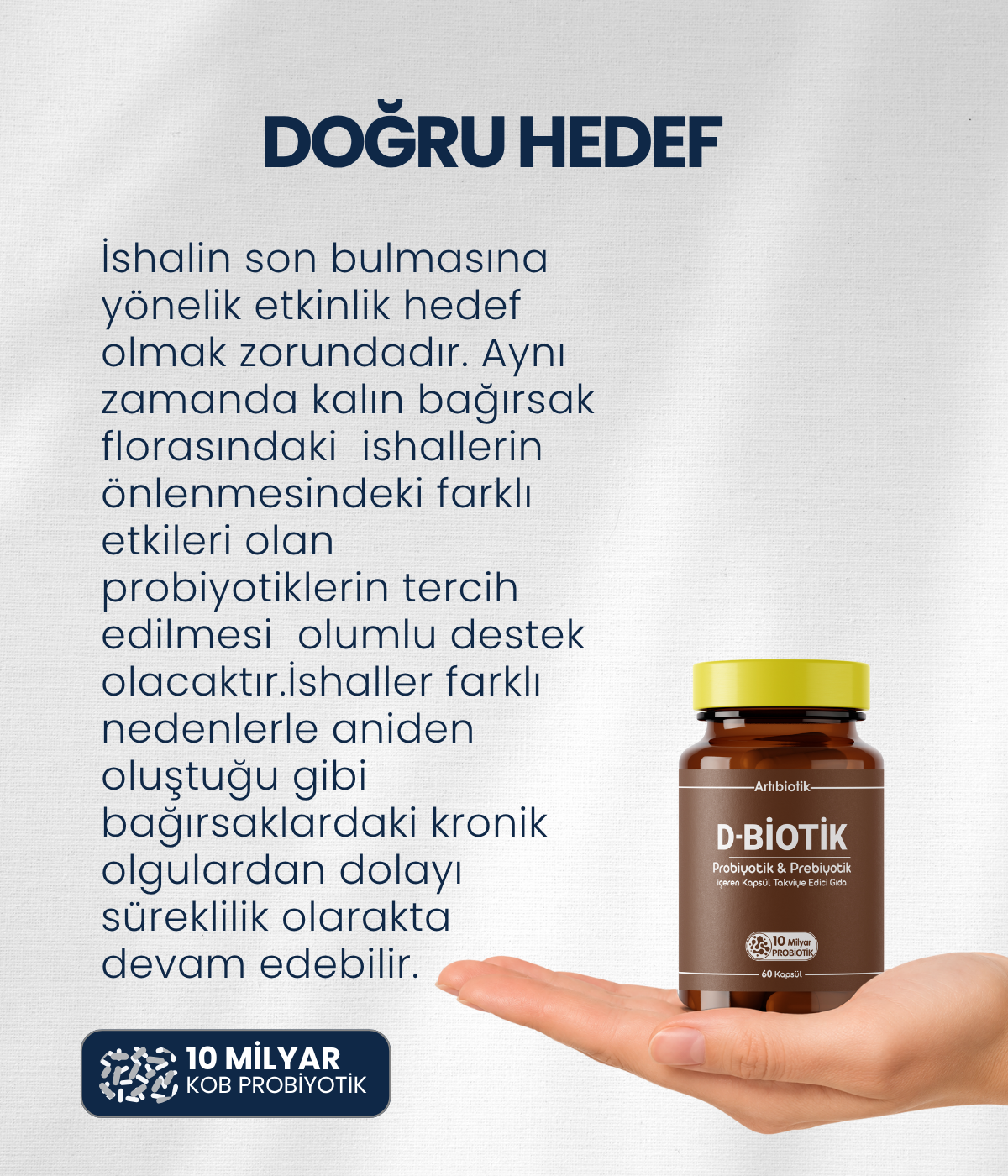 Artıbiotik D-biotik(60 Kapsül)