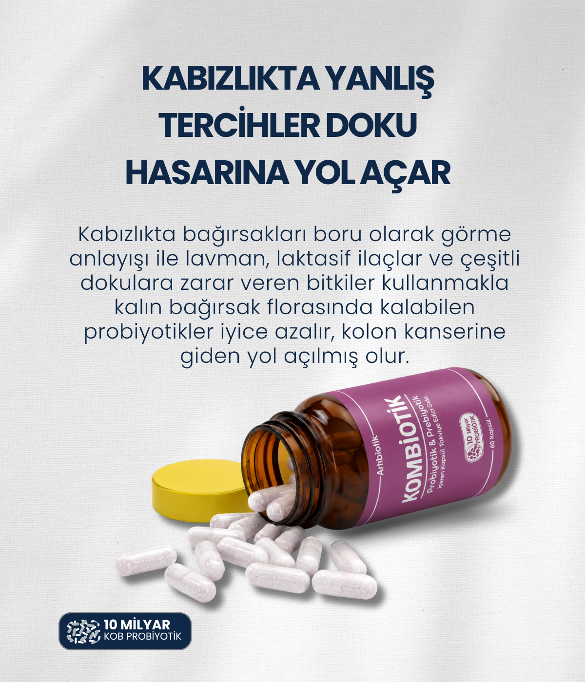 Artıbiotik Kombiotik(60 Kapsül)