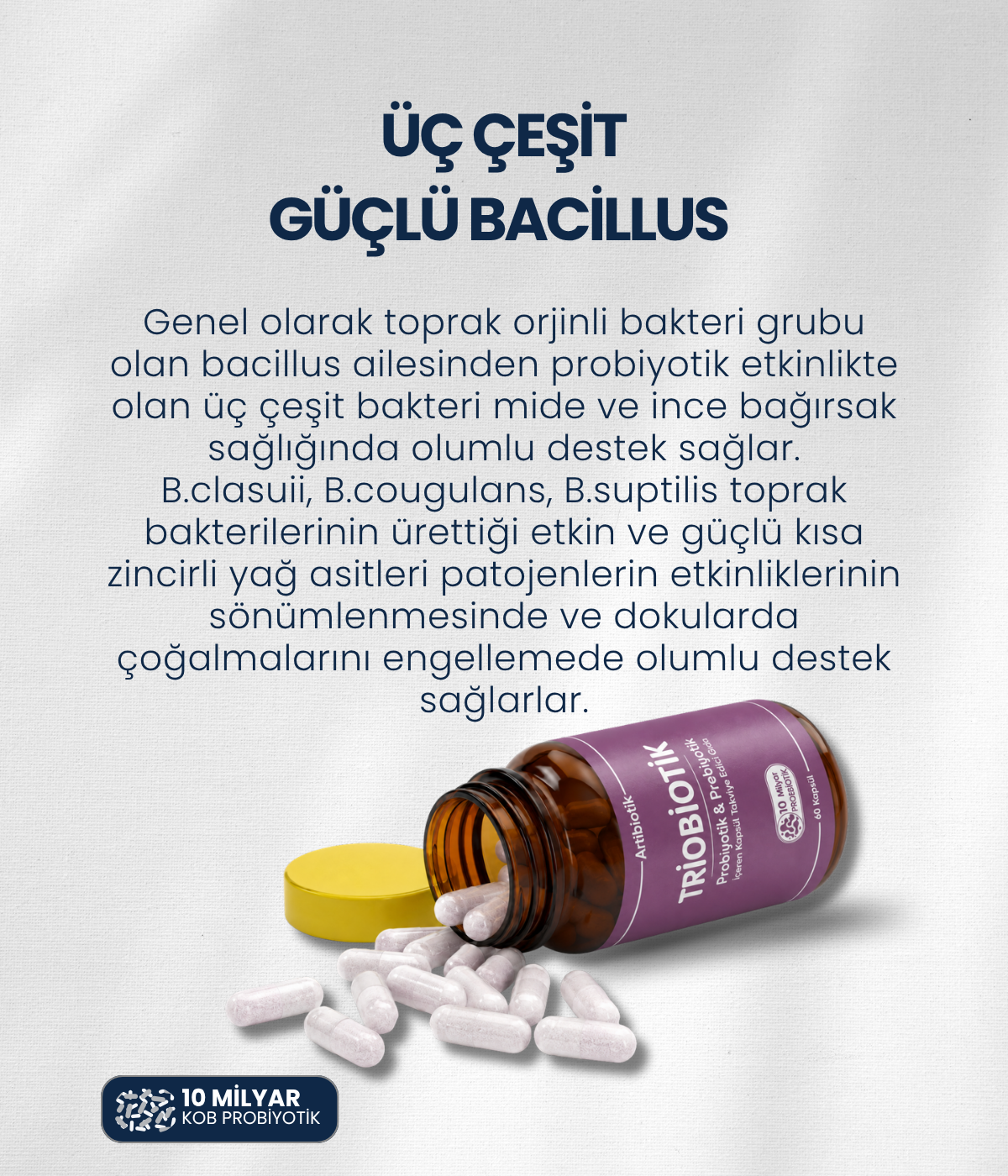 Artıbiotik Triobiotik(60 Kapsül)