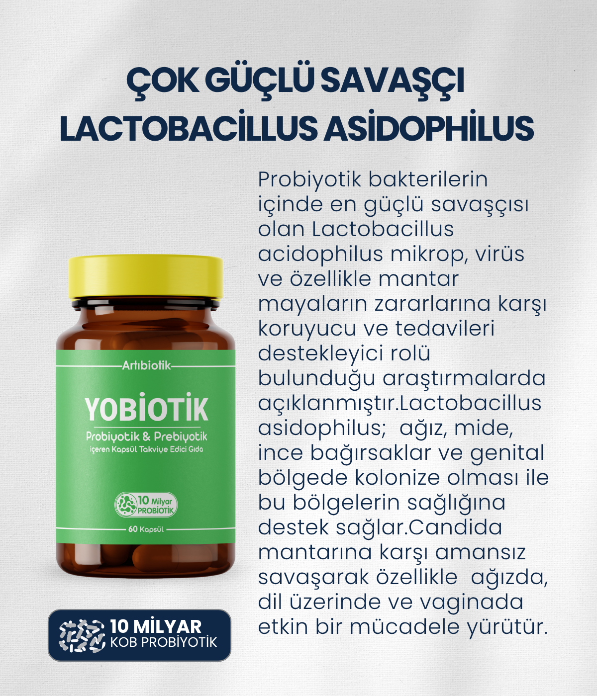 Artıbiotik Yobiotik(60Kapsül)