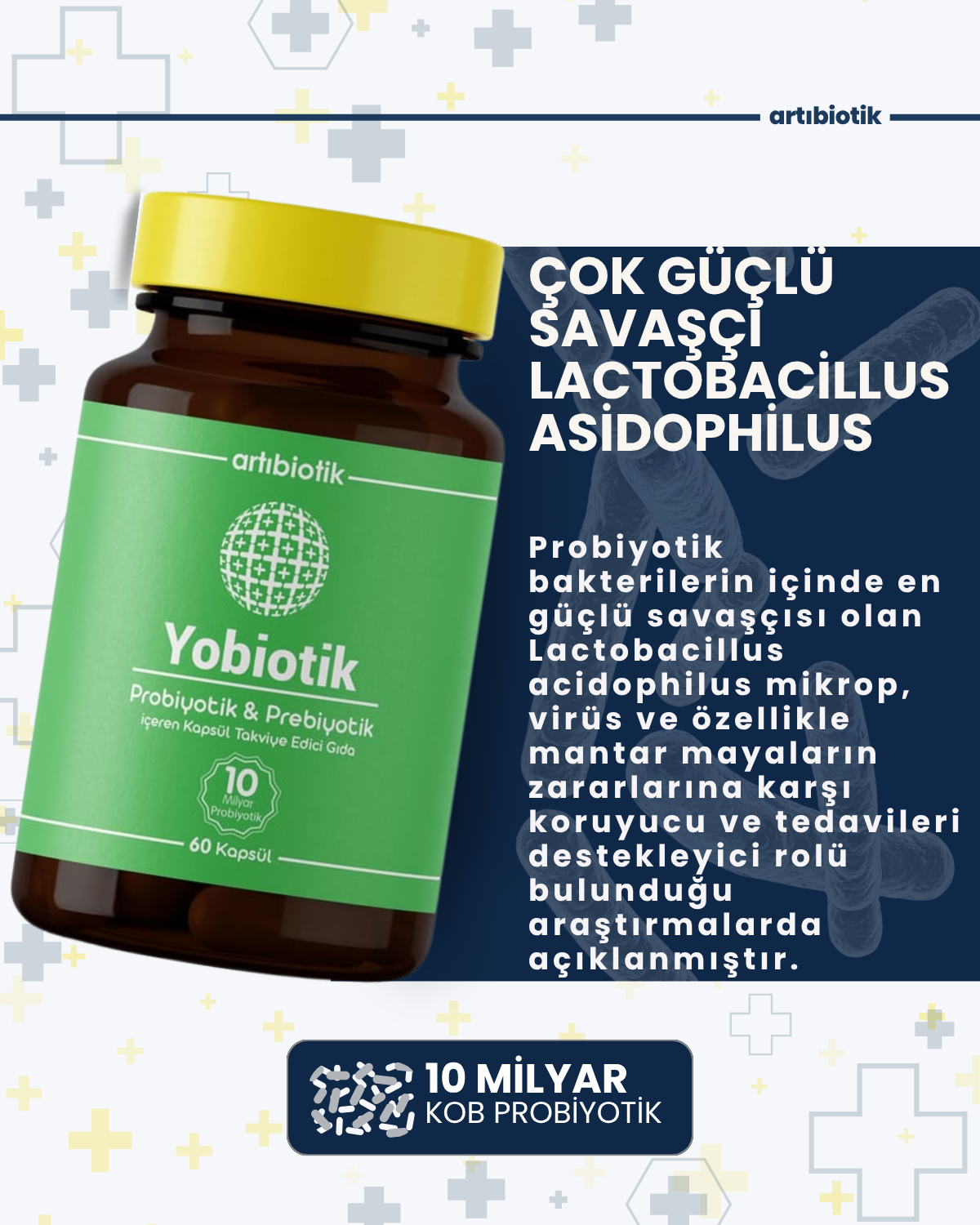 Artıbiotik Yobiotik(60Kapsül)