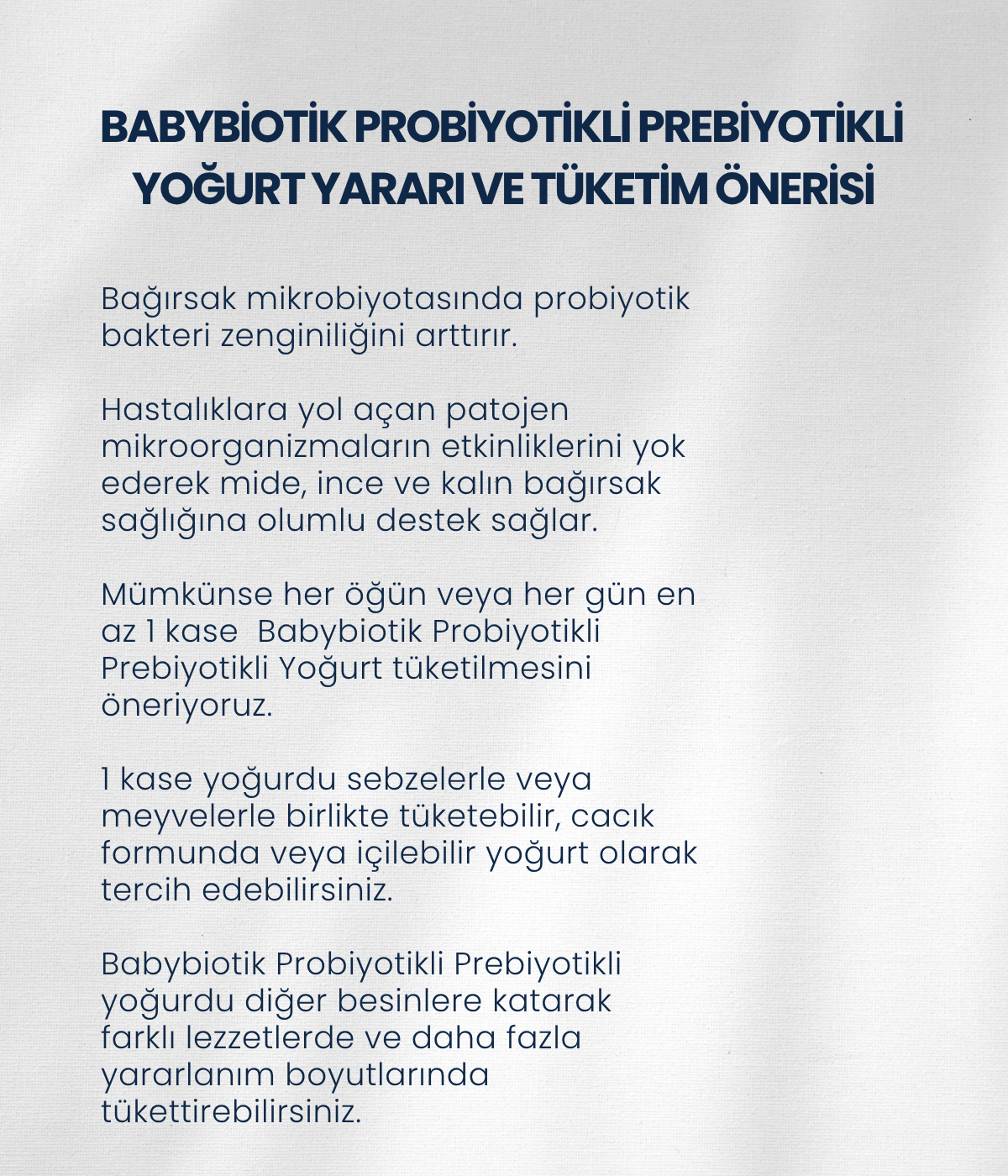 Babybiotik Yoğurt Mayası 30 Kapsül
