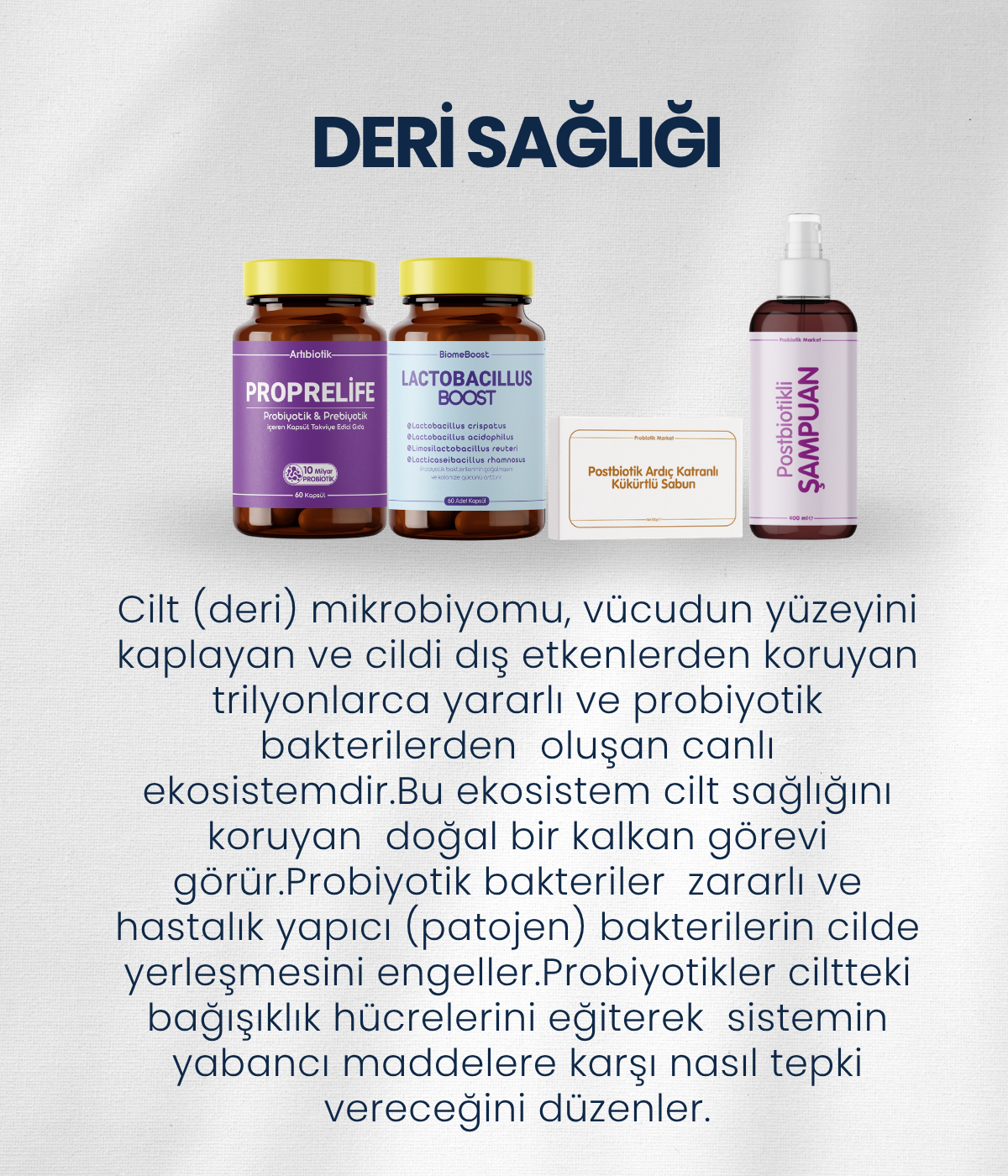 Deri ve Cilt Sağlığı Probiyotik Seti