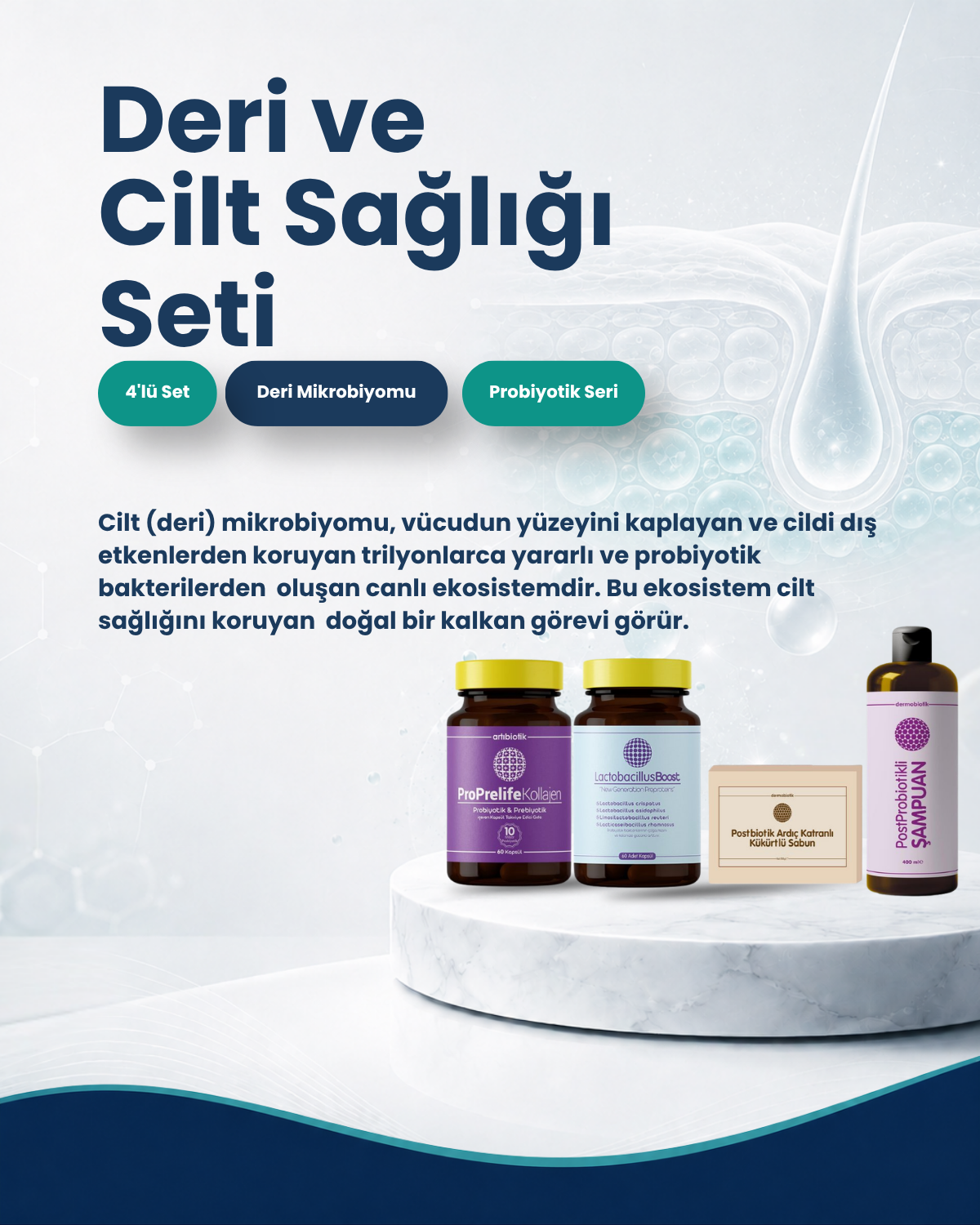 Deri ve Cilt Sağlığı Probiyotik Seti