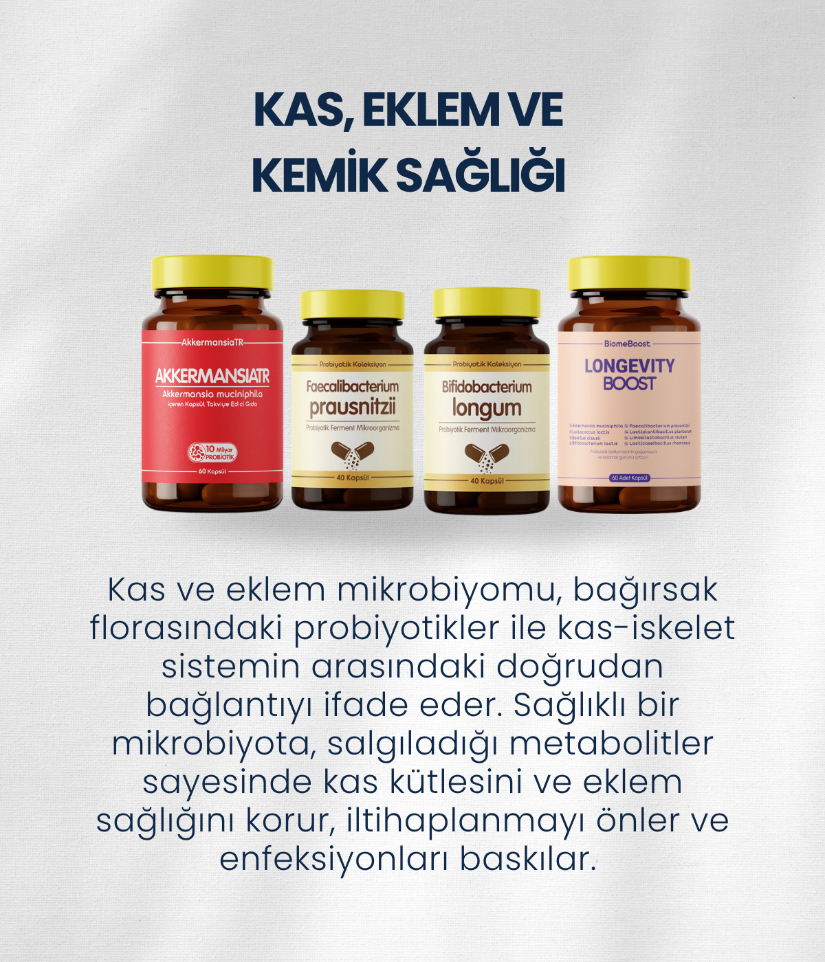 Kas,Eklem ve Kemik Sağlığı Probiyotik Seti
