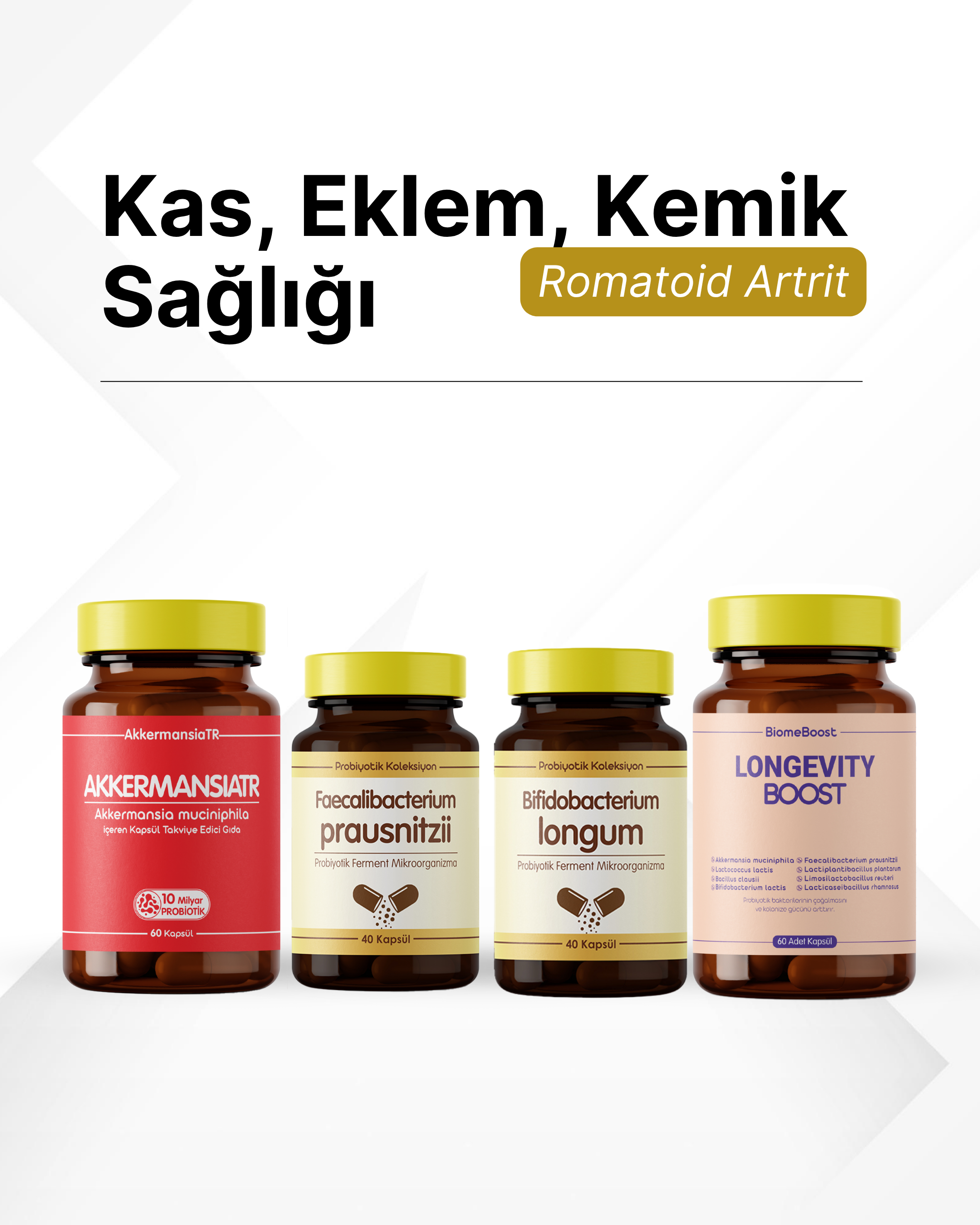 Kas,Eklem ve Kemik Sağlığı Probiyotik Seti