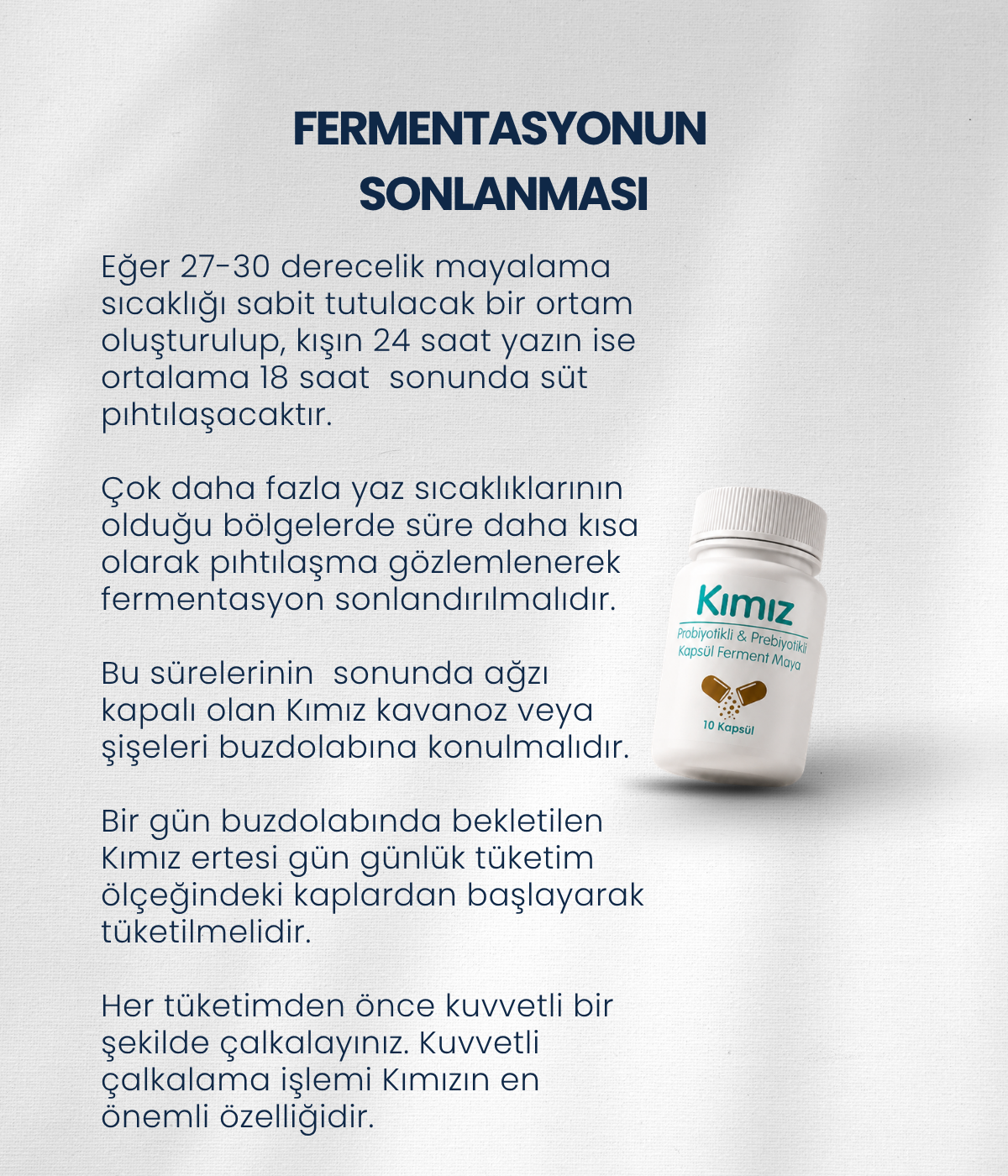 Kımız Mayası 10 Kapsül