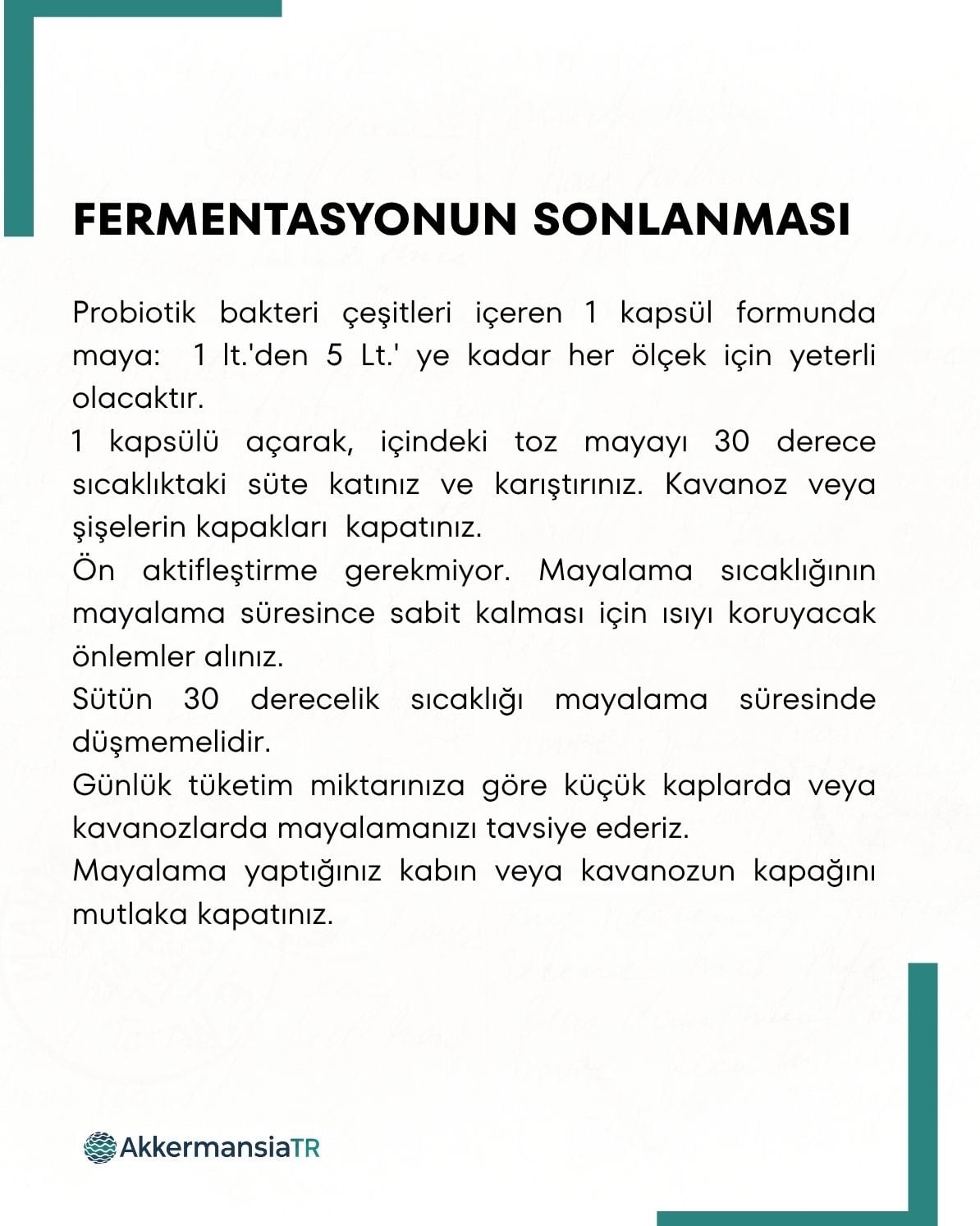 Kımız Mayası 10 Kapsül