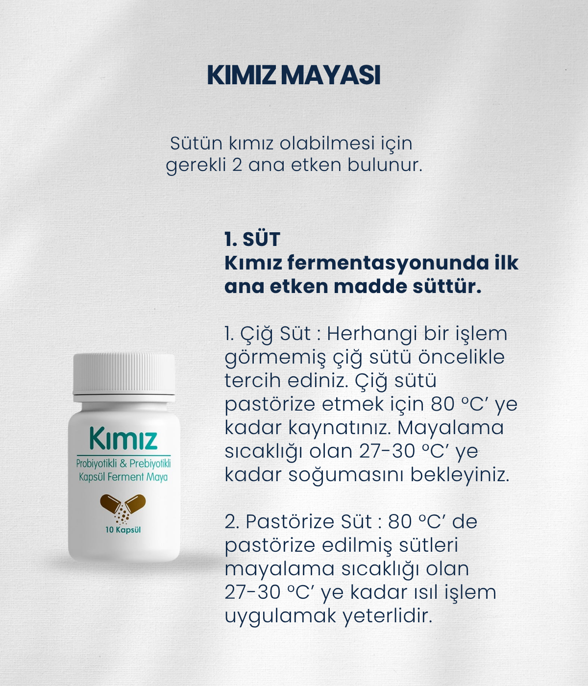 Kımız Mayası 10 Kapsül