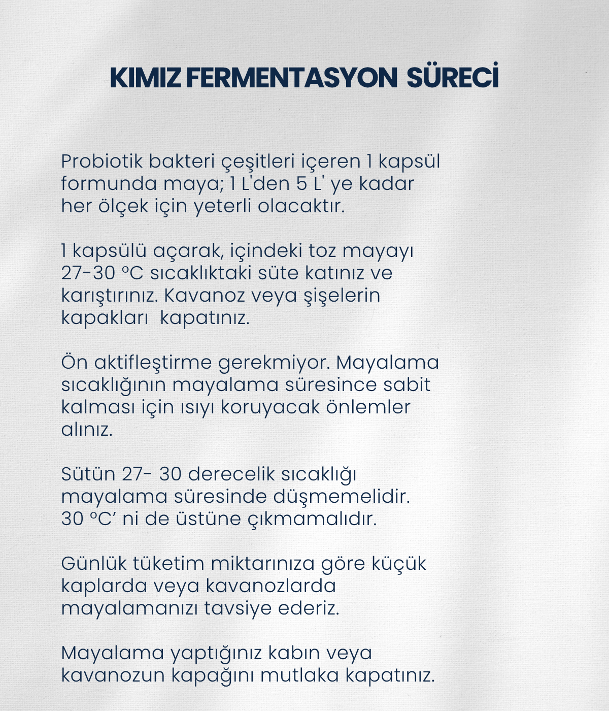 Kımız Mayası 10 Kapsül