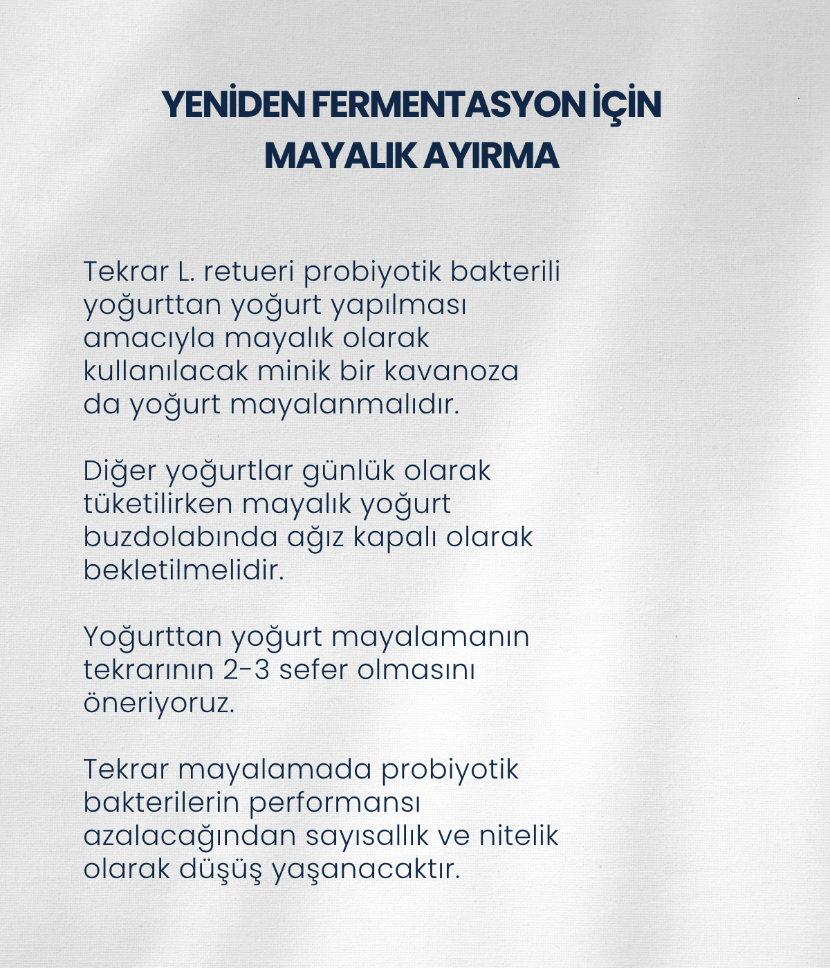 L.reuteri Yoğurt Mayası 30 Kapsül
