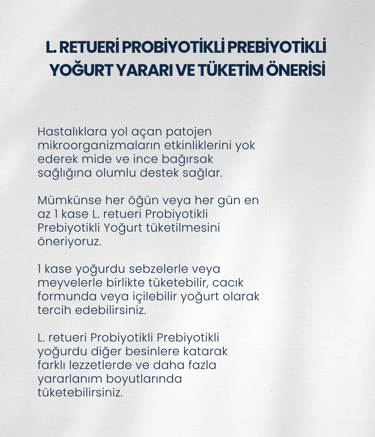 L.reuteri Yoğurt Mayası 30 Kapsül