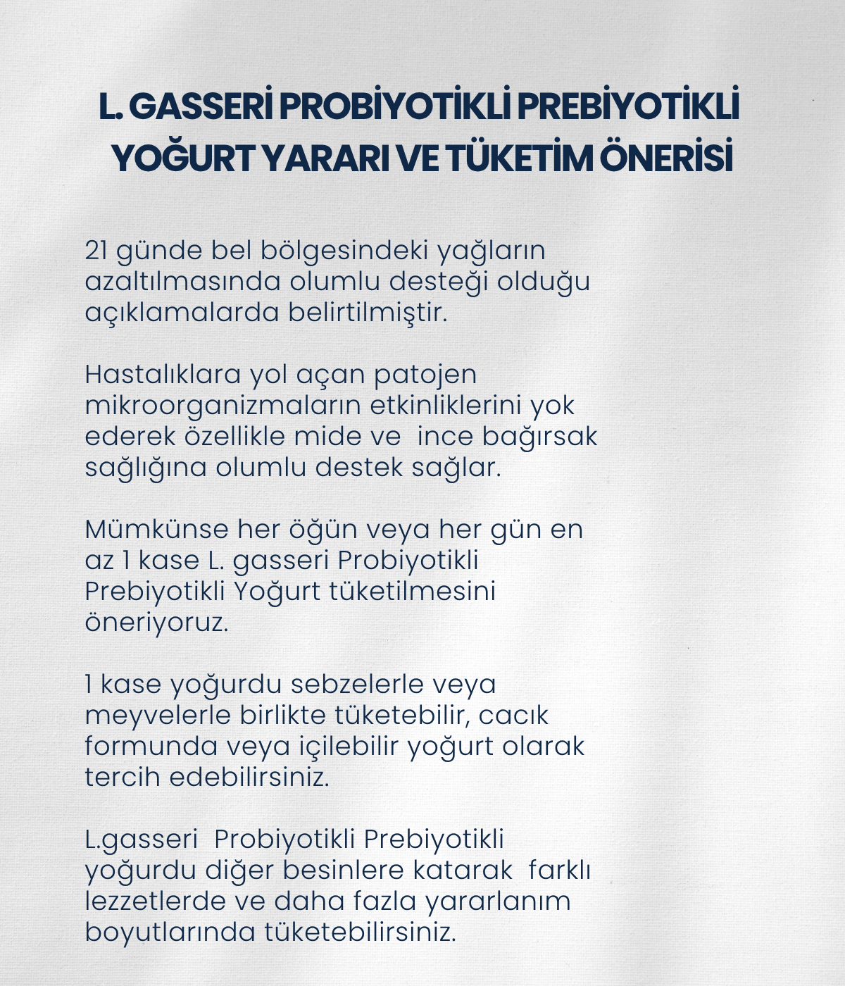 L.gasseri Yoğurt Mayası 30 Kapsül